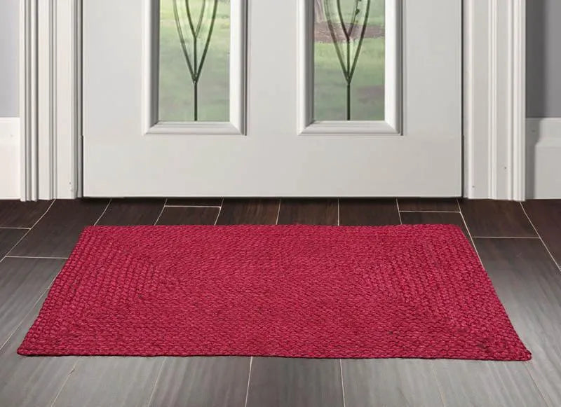 2'x3' Braided Mat  Oriental Area Persian Rug-0