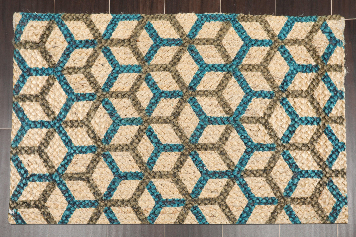 2'  00"x3'  00" Braided Mat  Oriental Area Persian Rug-3