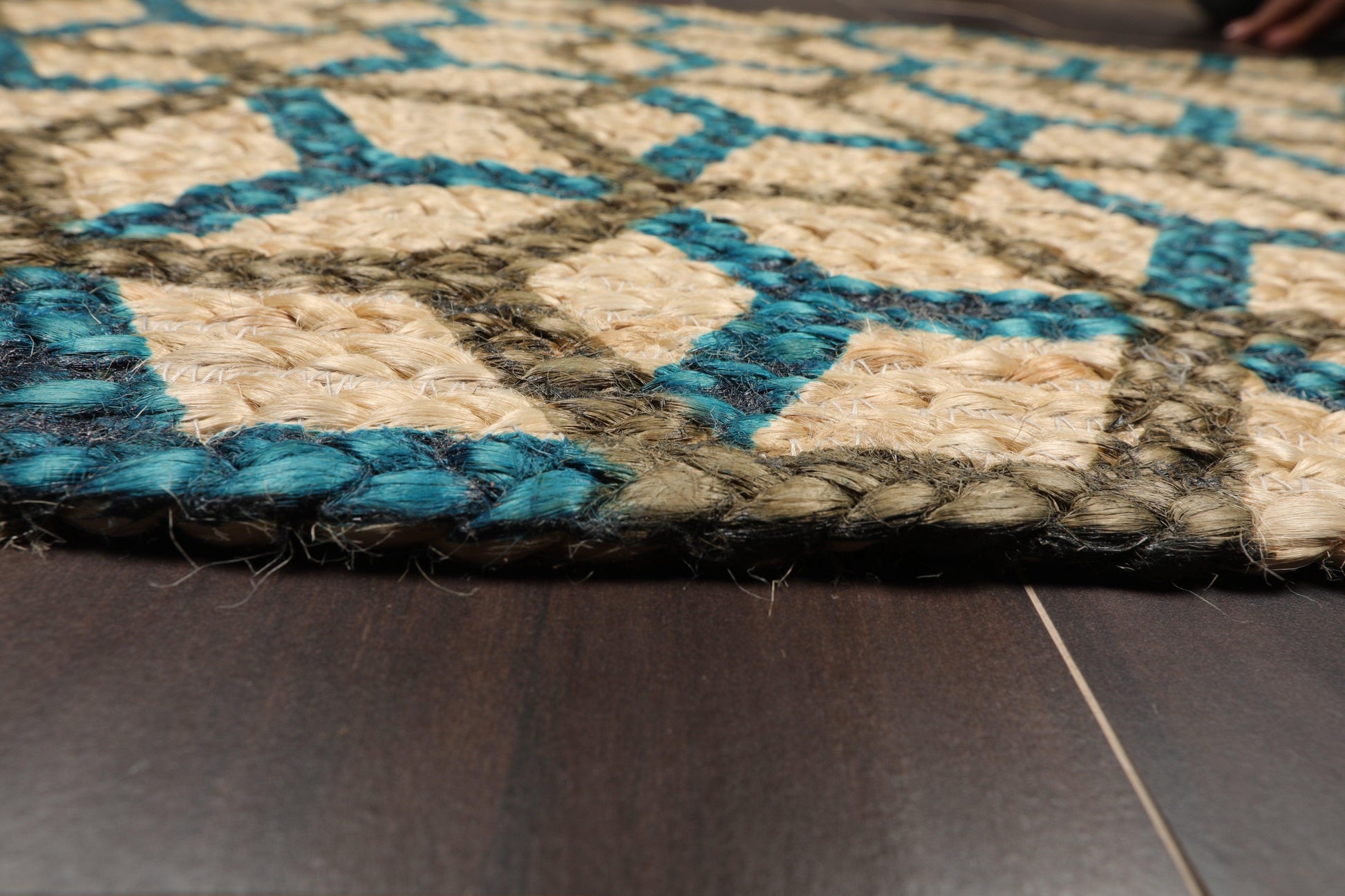 2'  00"x3'  00" Braided Mat  Oriental Area Persian Rug-2