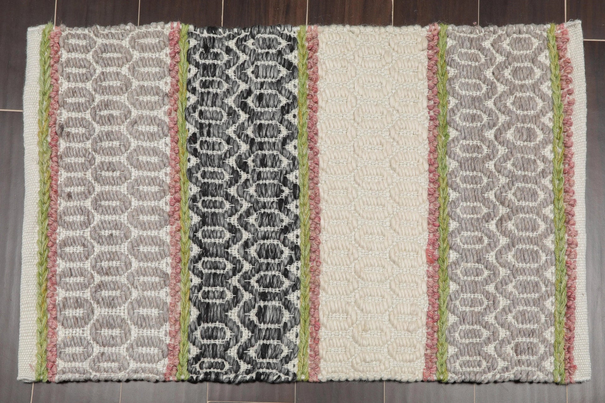 2' x3'  Braided Mat  Oriental Area Persian Rug-3