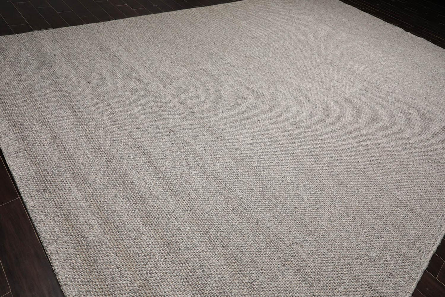 Berber Handmade 100% Wool Traditional Area Rug Modern Ash Gray 10'7"x16'-4