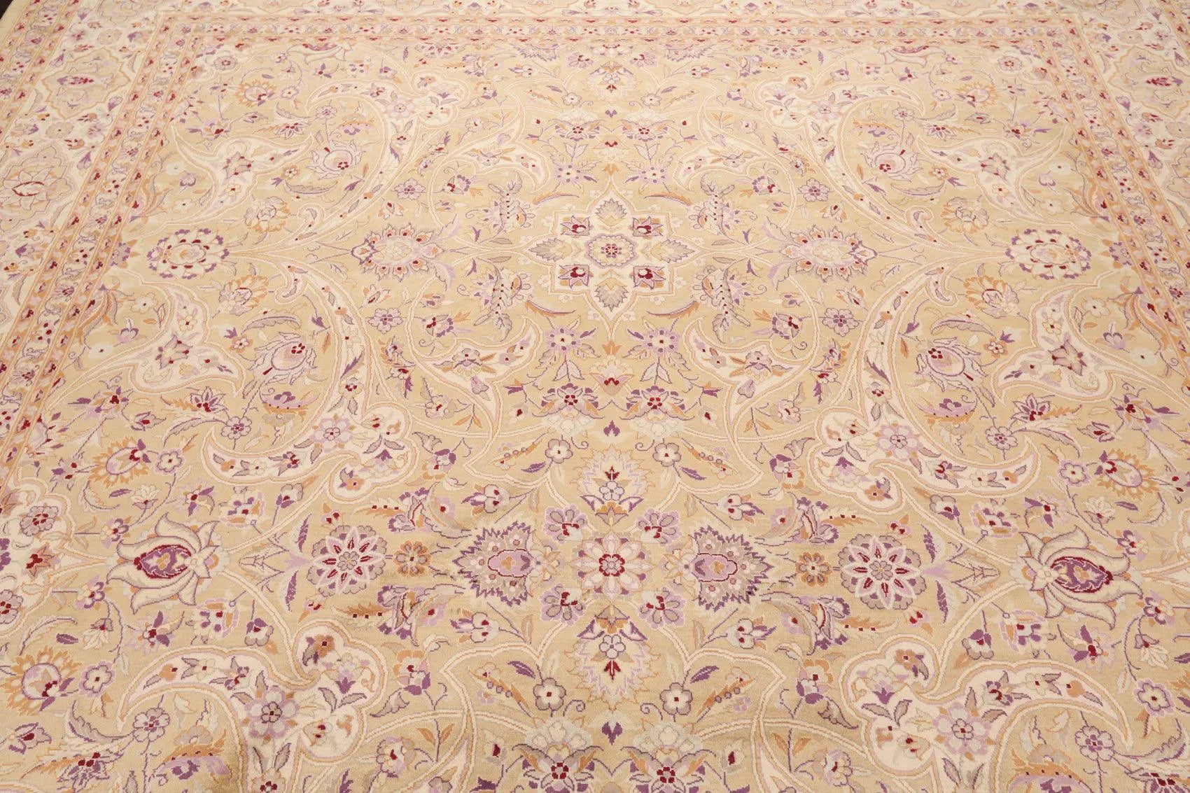 8'1' 'x 10'3'' Hand Knotted Wool PakPersian 16/18 300 KPSI Oriental Area Rug Tan-3