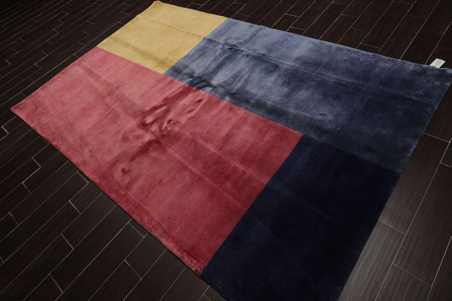 6'2" x 8'7" Hand Knotted Wool Tibetan Oriental Area Rug Contemporary Rose-2