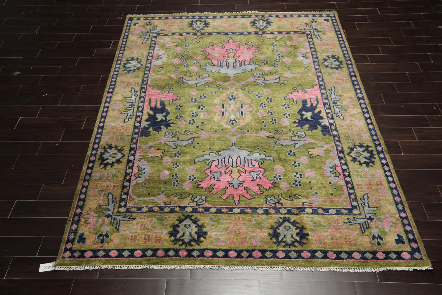 Multi Sizes Multi Colors Hand Knotted Muted Turkish Oushak 100% Wool Traditional Oriental Area Rug-3