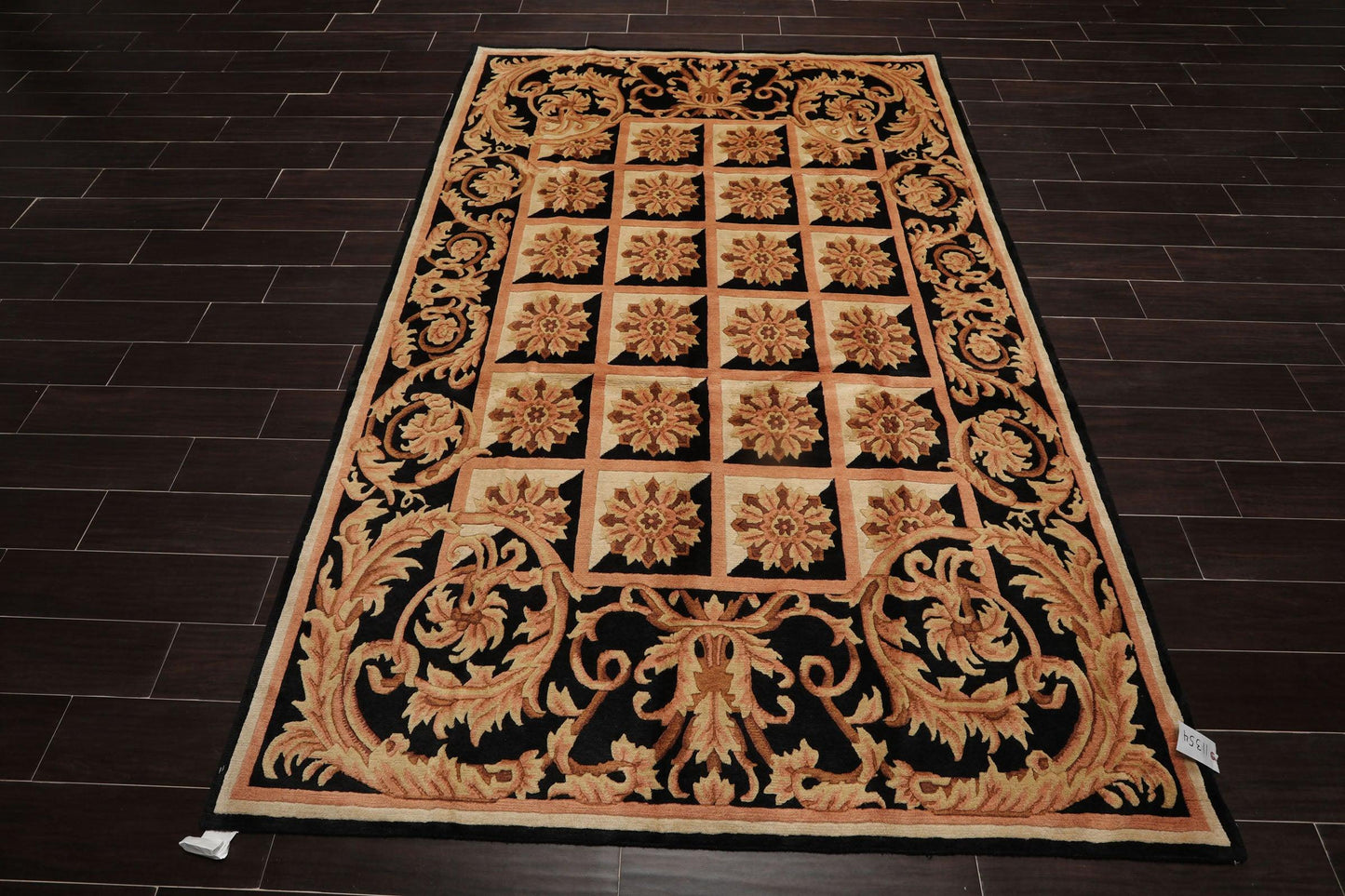 5'1" x 8'6" Hand Knotted Neo-Classic Tibetan Oriental Area Rug Traditional Beige-1
