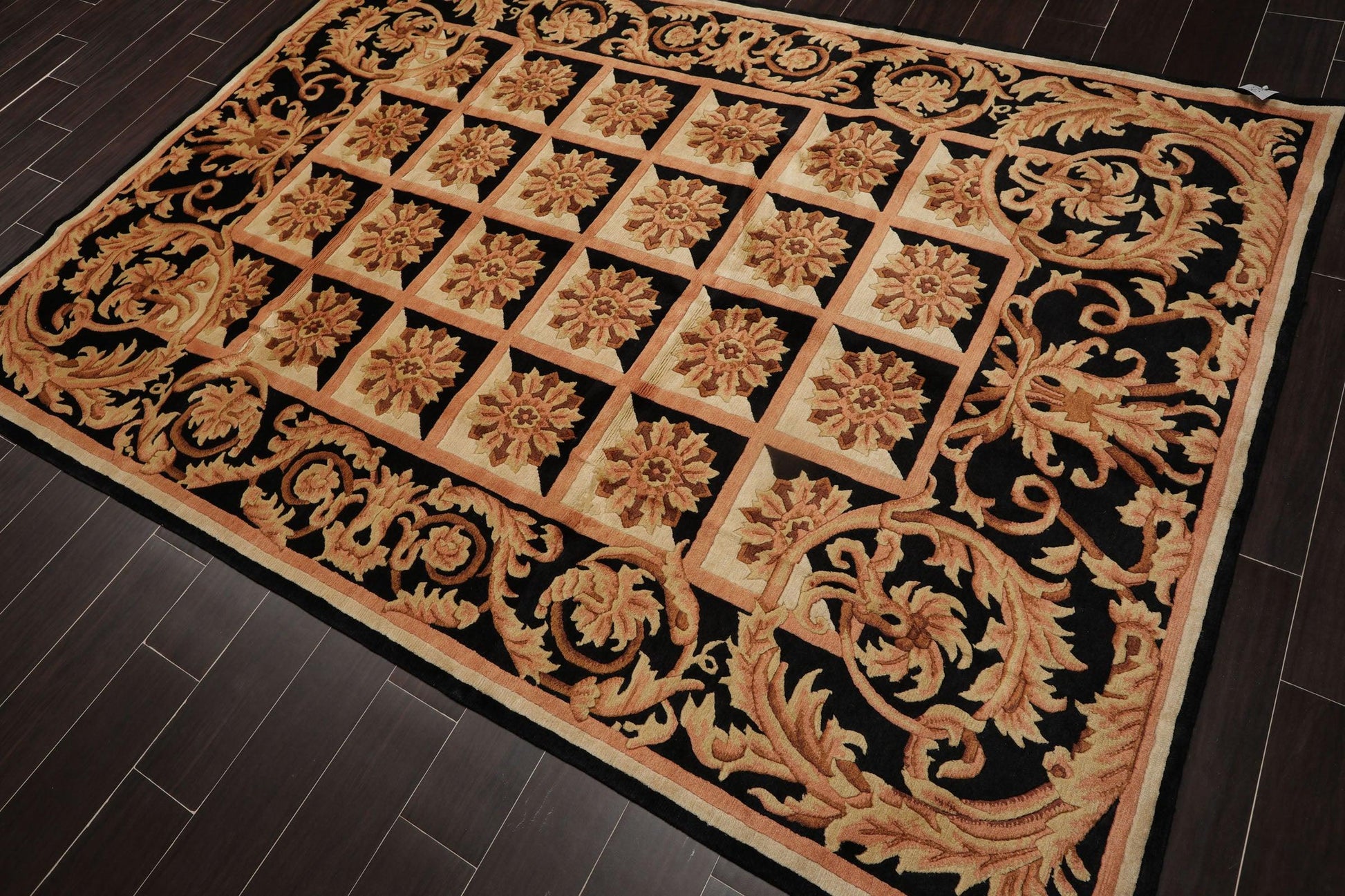 5'1" x 8'6" Hand Knotted Neo-Classic Tibetan Oriental Area Rug Traditional Beige-2