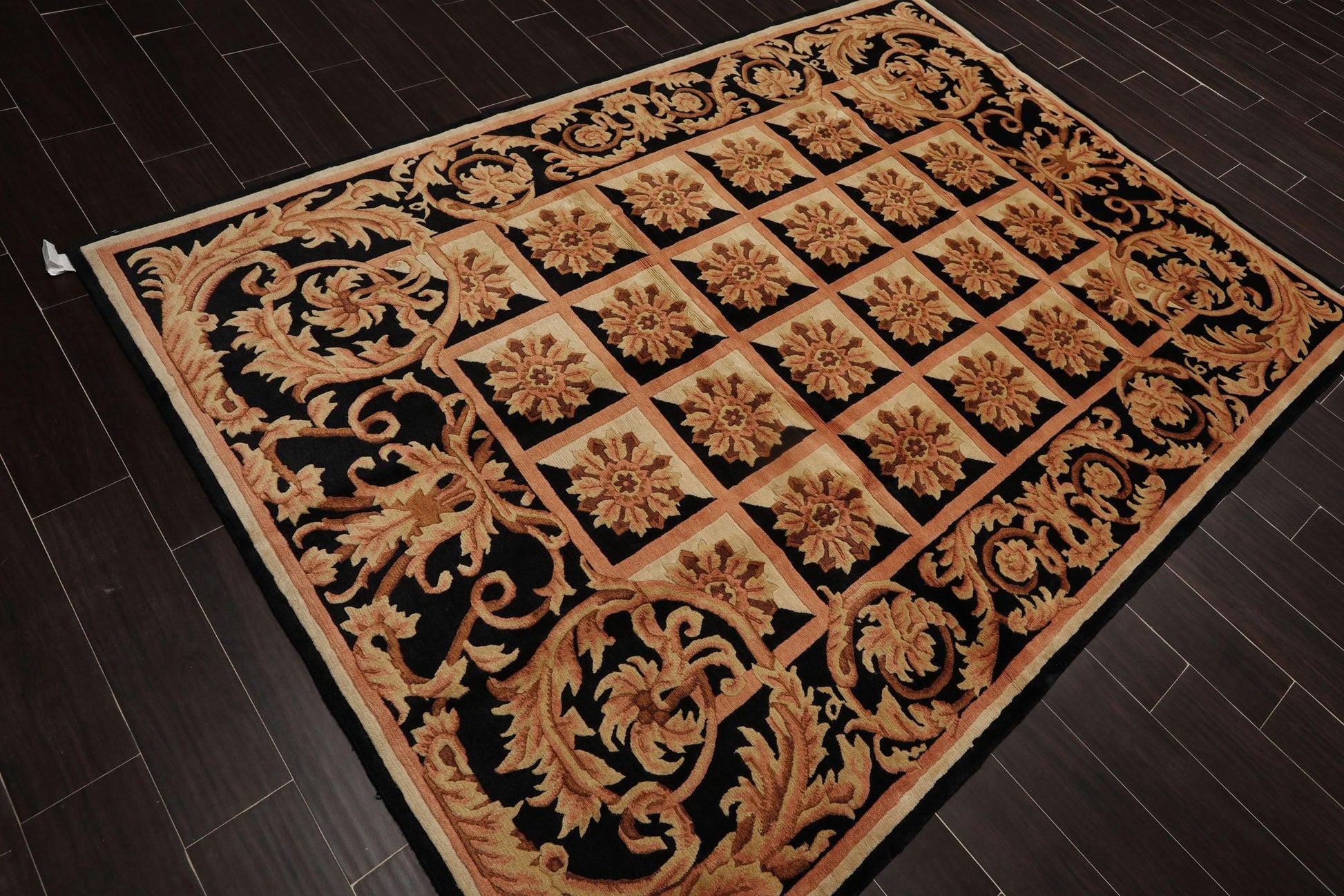 5'1" x 8'6" Hand Knotted Neo-Classic Tibetan Oriental Area Rug Traditional Beige-3