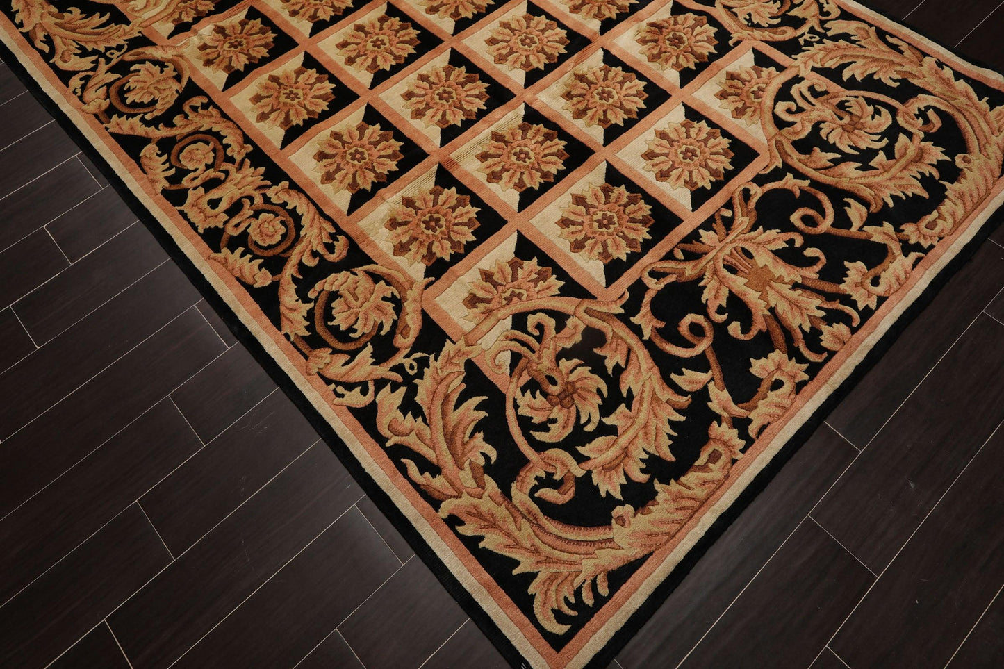 5'1" x 8'6" Hand Knotted Neo-Classic Tibetan Oriental Area Rug Traditional Beige-4