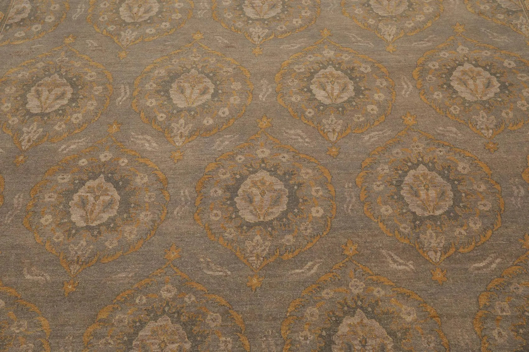 8' x 10' Hand Knotted 100% Wool Peshawar Traditional Oriental Area Rug Gray-4