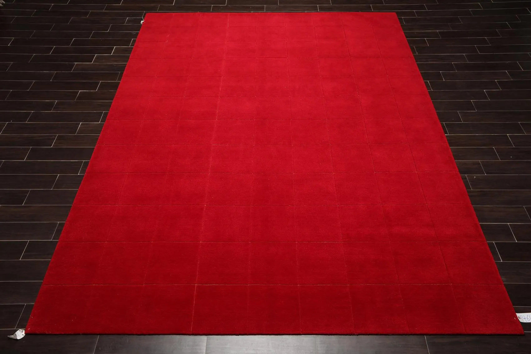 9'1'' x 12' Hand Knotted Tibetan Wool Hip Designer Modern Oriental Area Rug Red-1