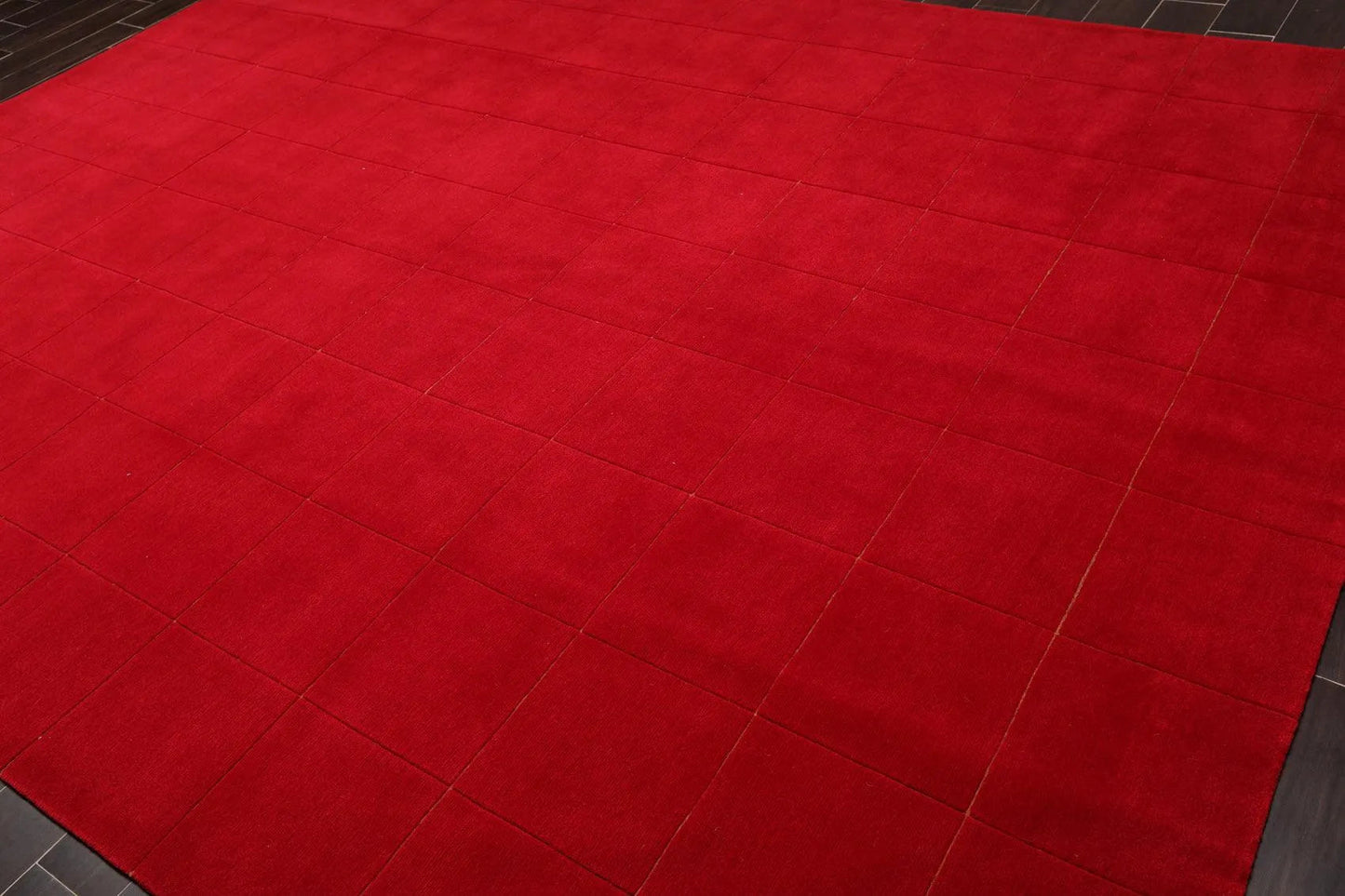 9'1'' x 12' Hand Knotted Tibetan Wool Hip Designer Modern Oriental Area Rug Red-2