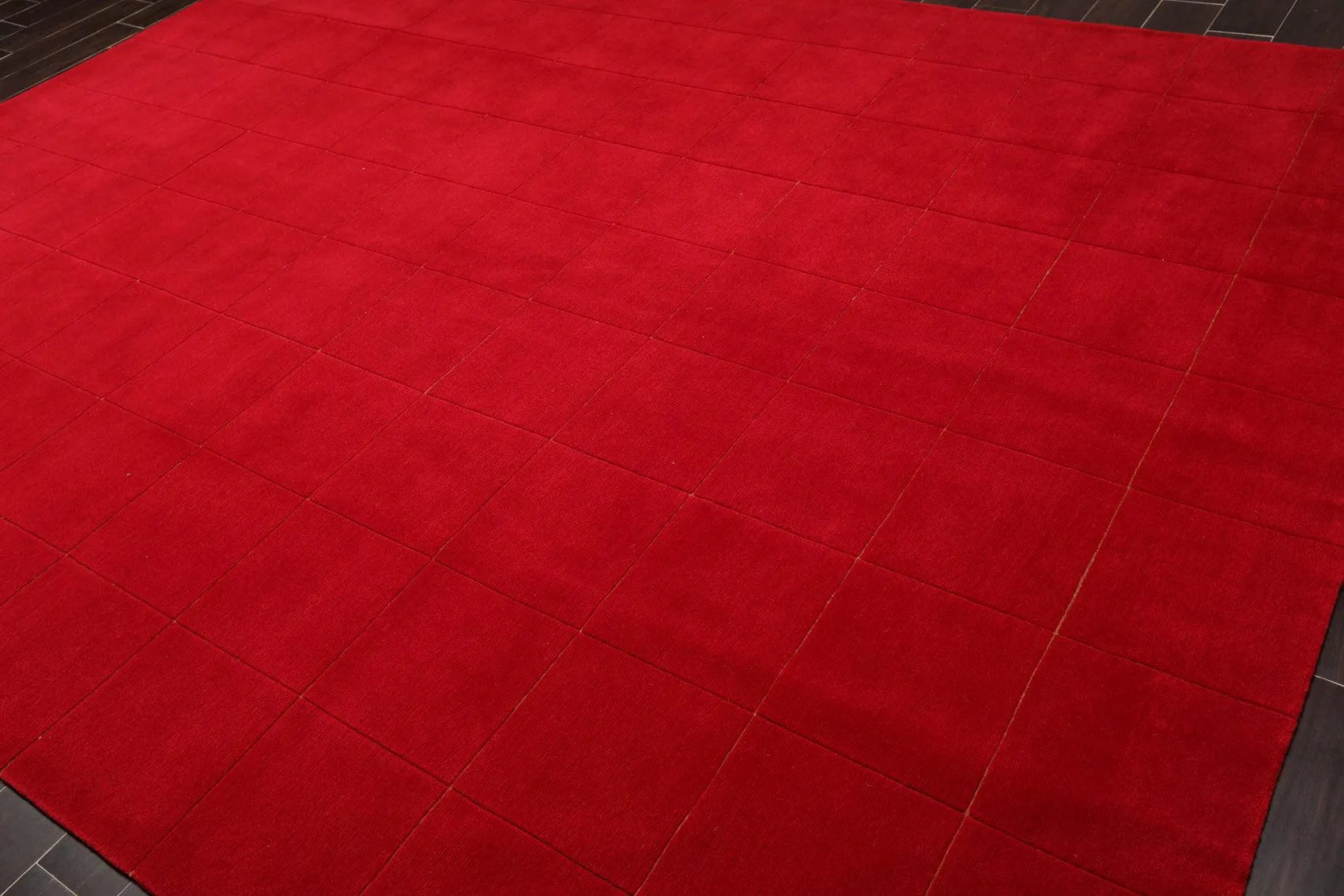 9'1'' x 12' Hand Knotted Tibetan Wool Hip Designer Modern Oriental Area Rug Red-2
