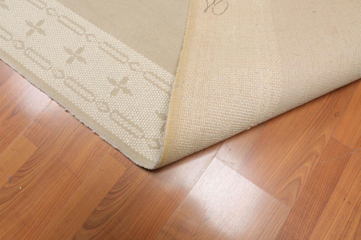 2'4" x 80' Art and Deco Style 100% Wool Oriental Area Rug XLL Runner Taupe-4