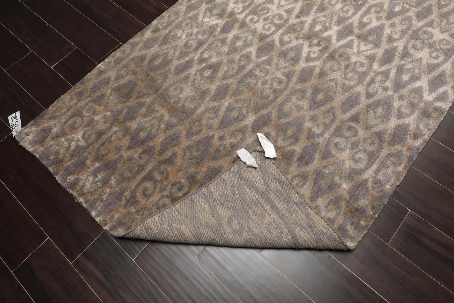 4'1''x6'1'' Hand Knotted 100% Wool Kalaty Traditional Oriental Area Rug Gray, Beige Color-4