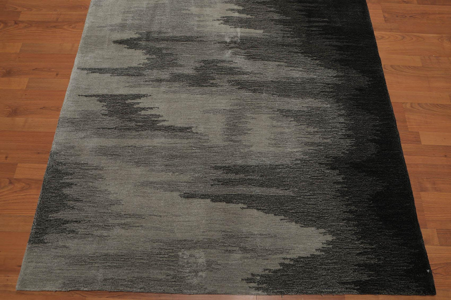 4'8" x 6'8" Abstract Graphic Design Handmade Polypropylene Pile Area Rug Beige-3