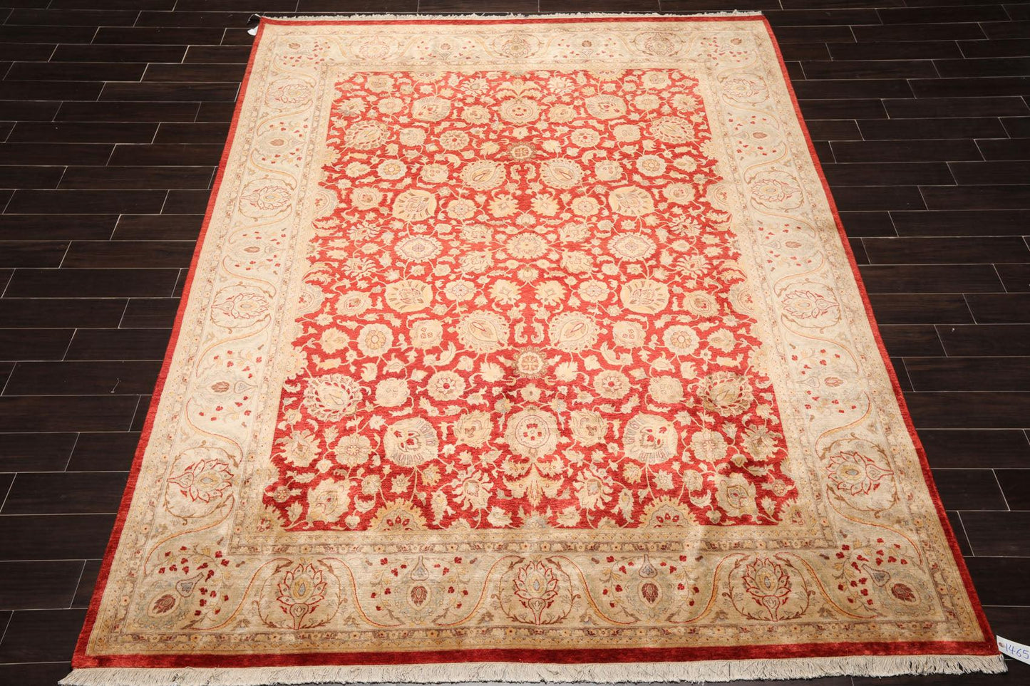 8'2" x 10' Hand Knotted New Zealand Wool PakPersian 16/18 Oriental Area Rug Red-1