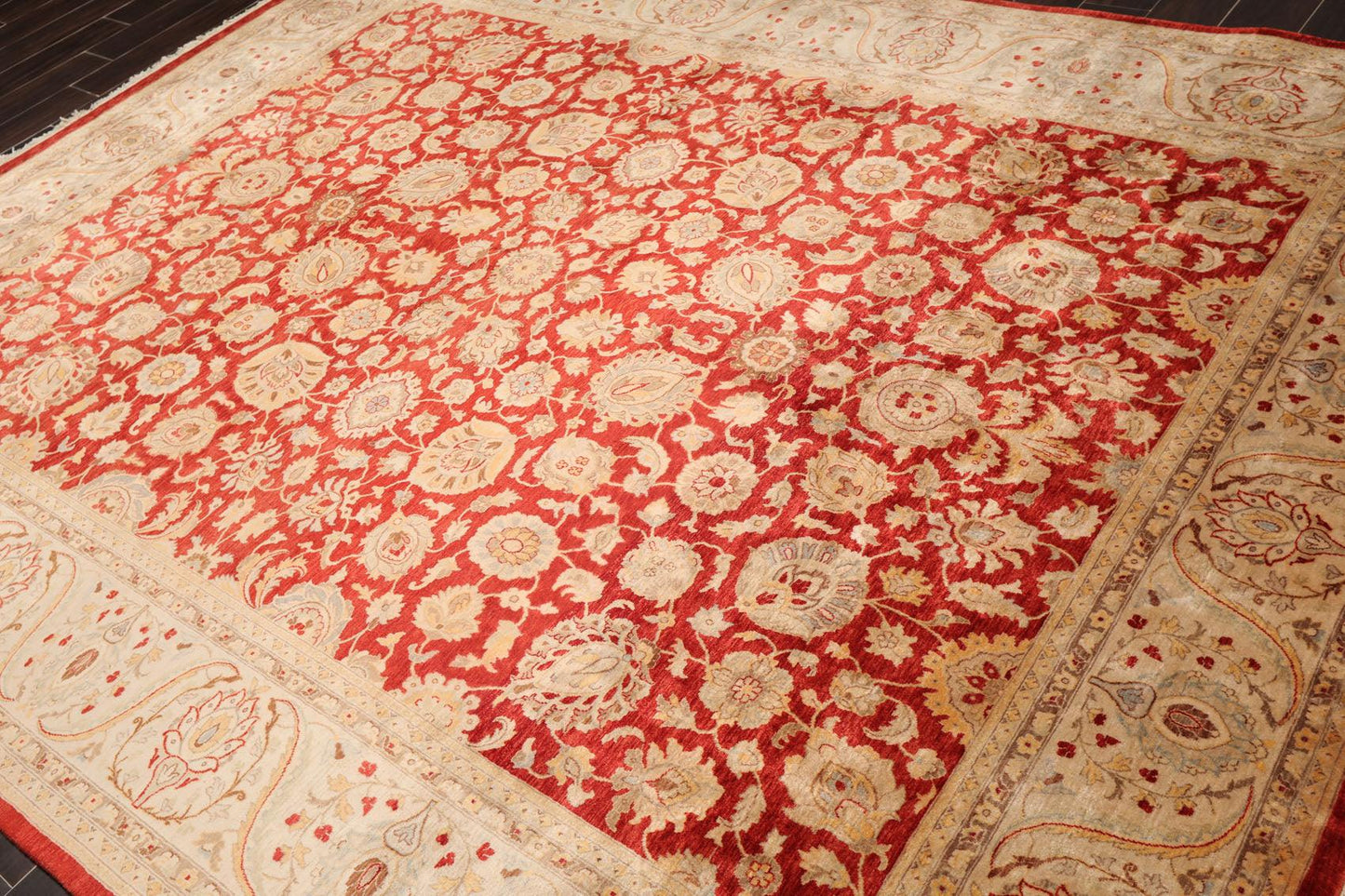 8'2" x 10' Hand Knotted New Zealand Wool PakPersian 16/18 Oriental Area Rug Red-2