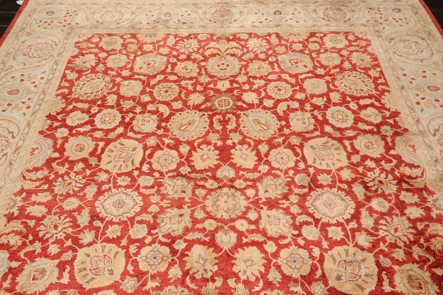 8'2" x 10' Hand Knotted New Zealand Wool PakPersian 16/18 Oriental Area Rug Red-4