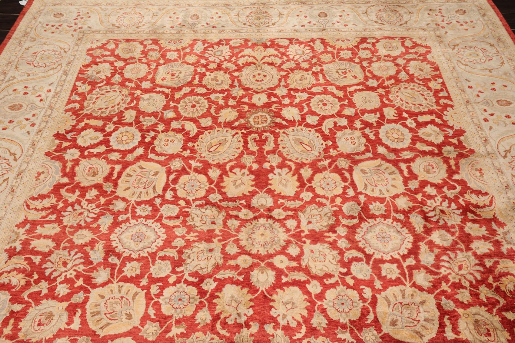 8'2" x 10' Hand Knotted New Zealand Wool PakPersian 16/18 Oriental Area Rug Red-4