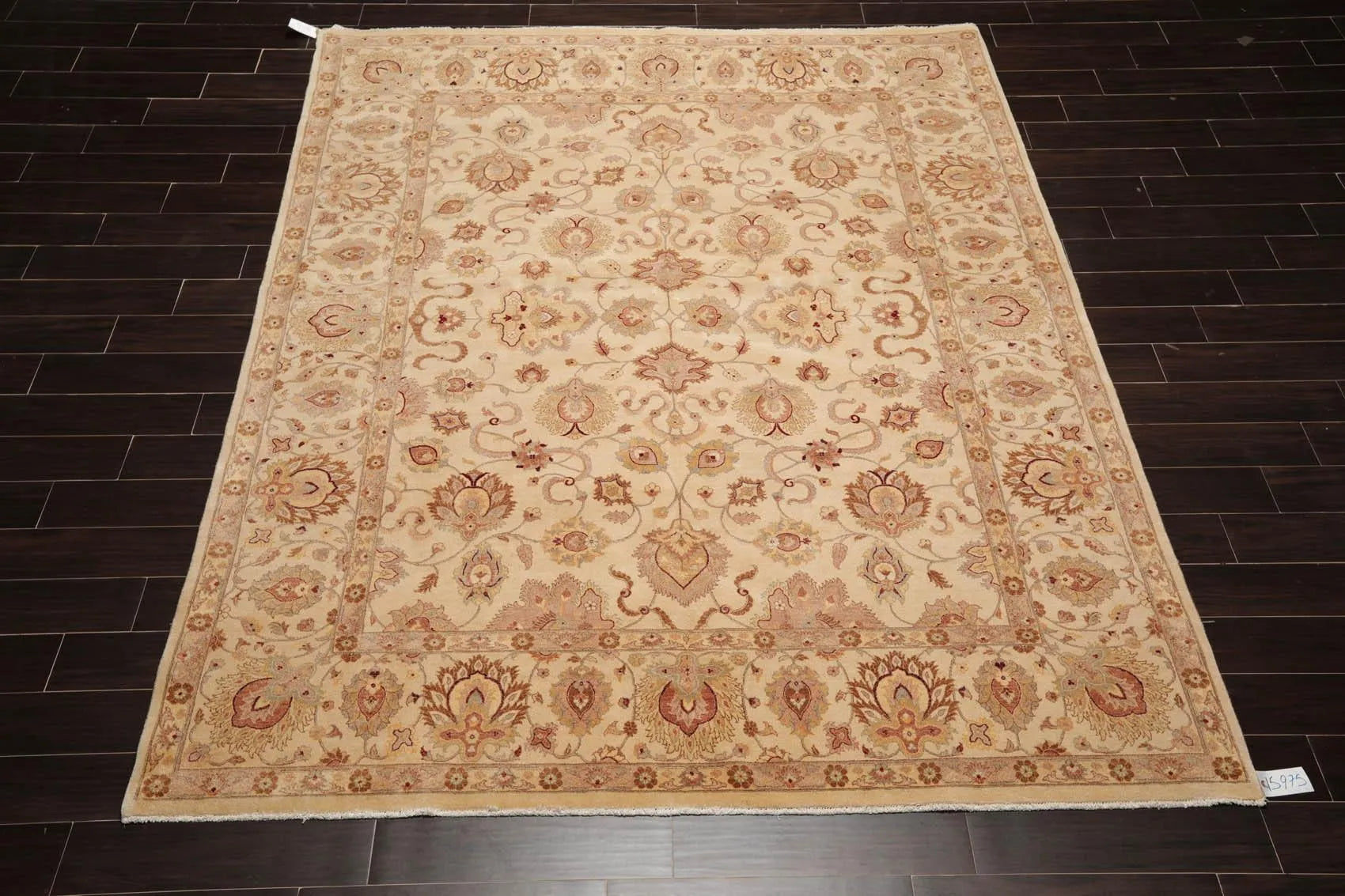 8' x 10' Hand Knotted Wool 16/18 Pak Persian 350 KPSI Oriental Area Rug Beige-1