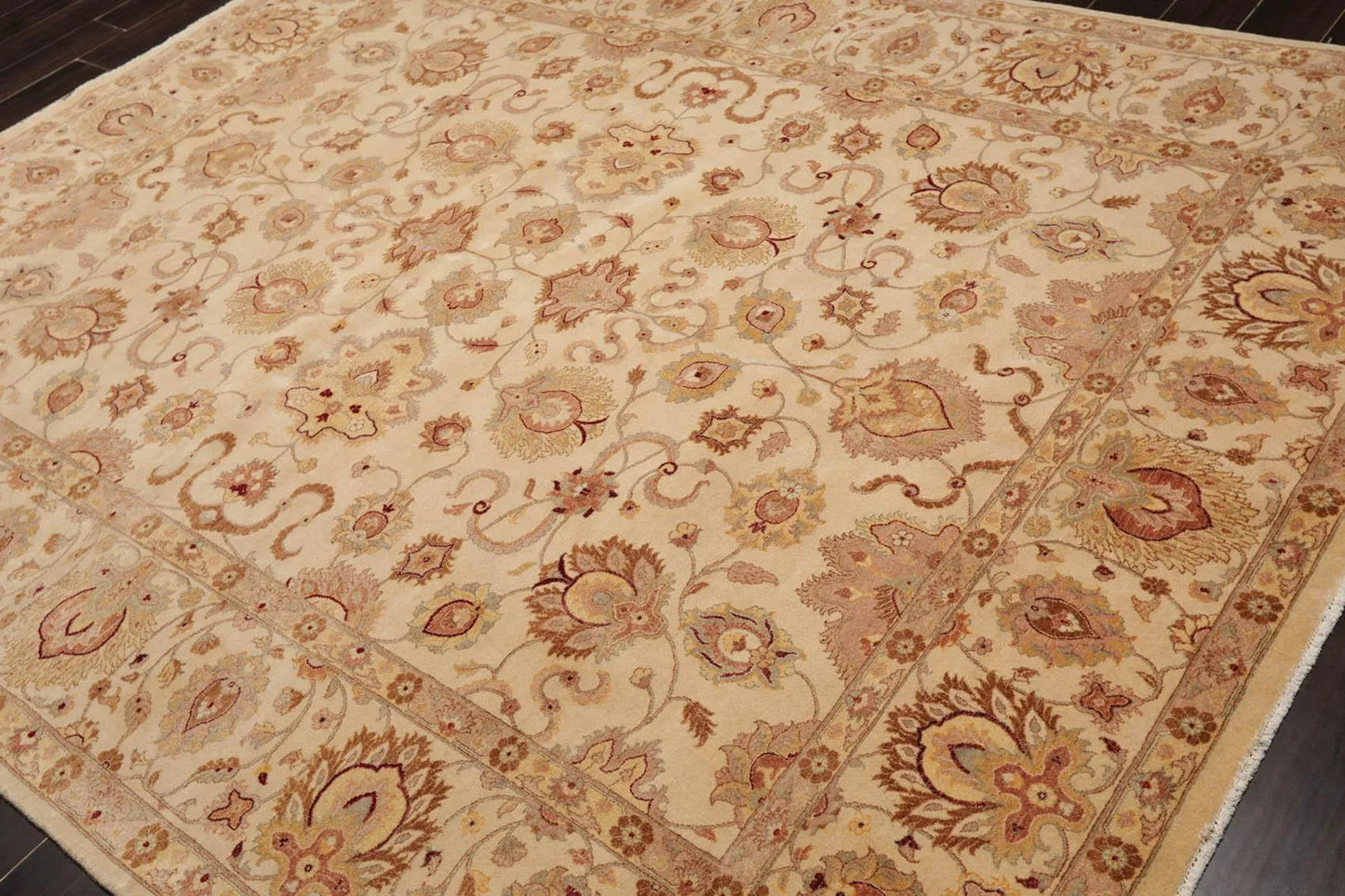 8' x 10' Hand Knotted Wool 16/18 Pak Persian 350 KPSI Oriental Area Rug Beige-2