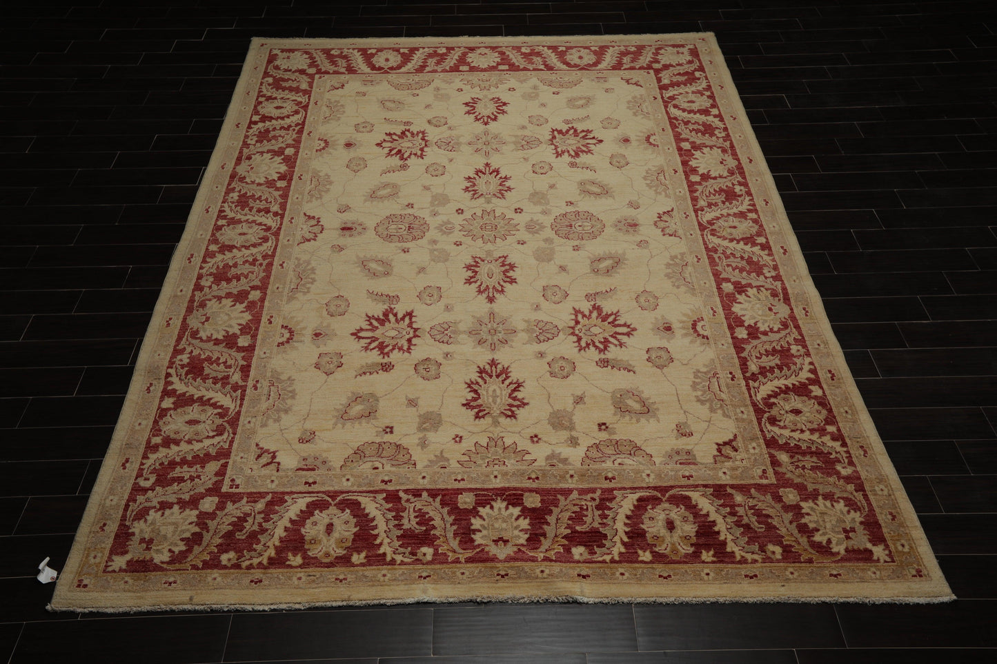 8'10" x 11'10" Hand Knotted Peshawar Stone wash Vegetable dyes Area Rug Camel-1