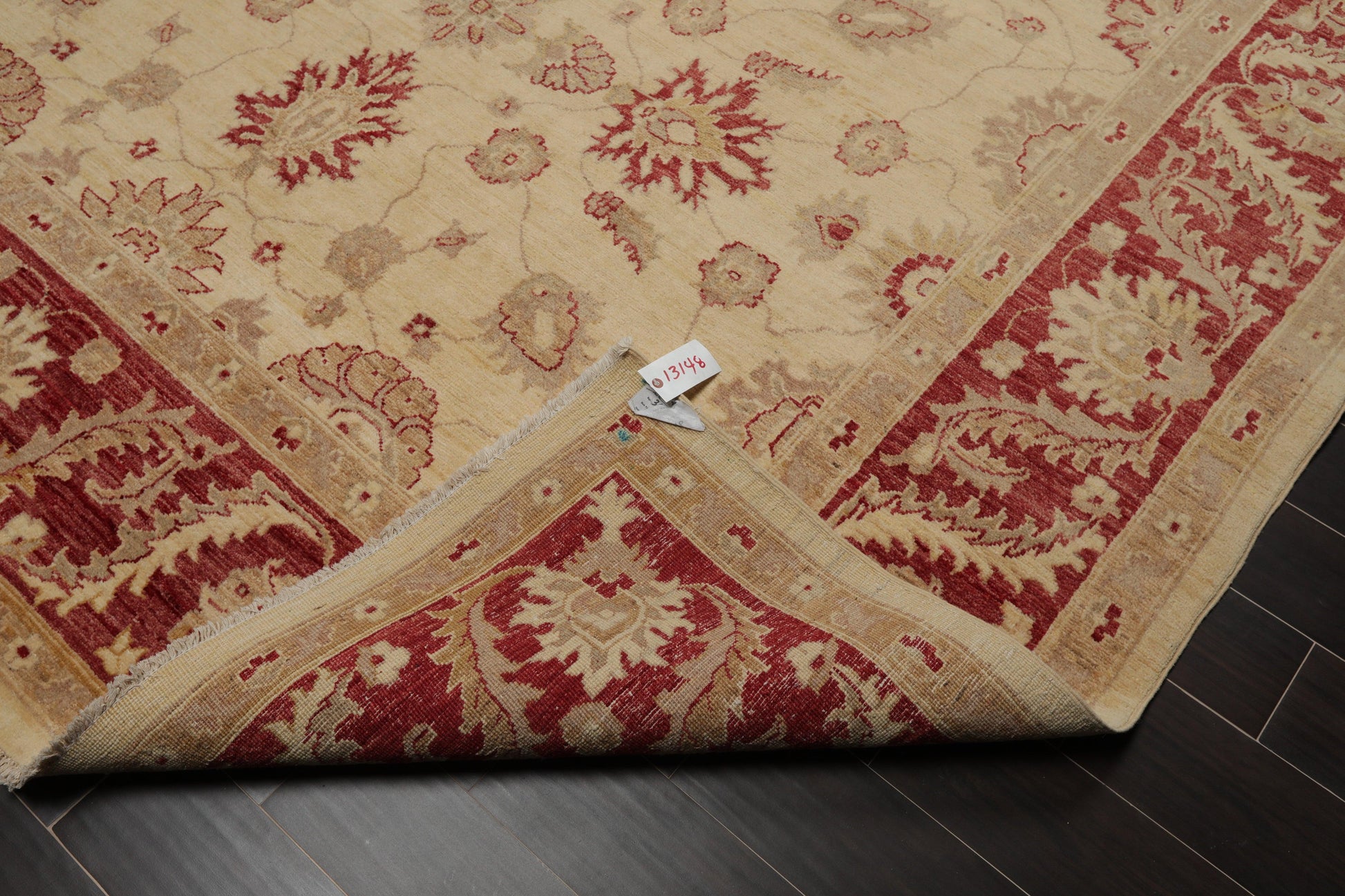 8'10" x 11'10" Hand Knotted Peshawar Stone wash Vegetable dyes Area Rug Camel-4