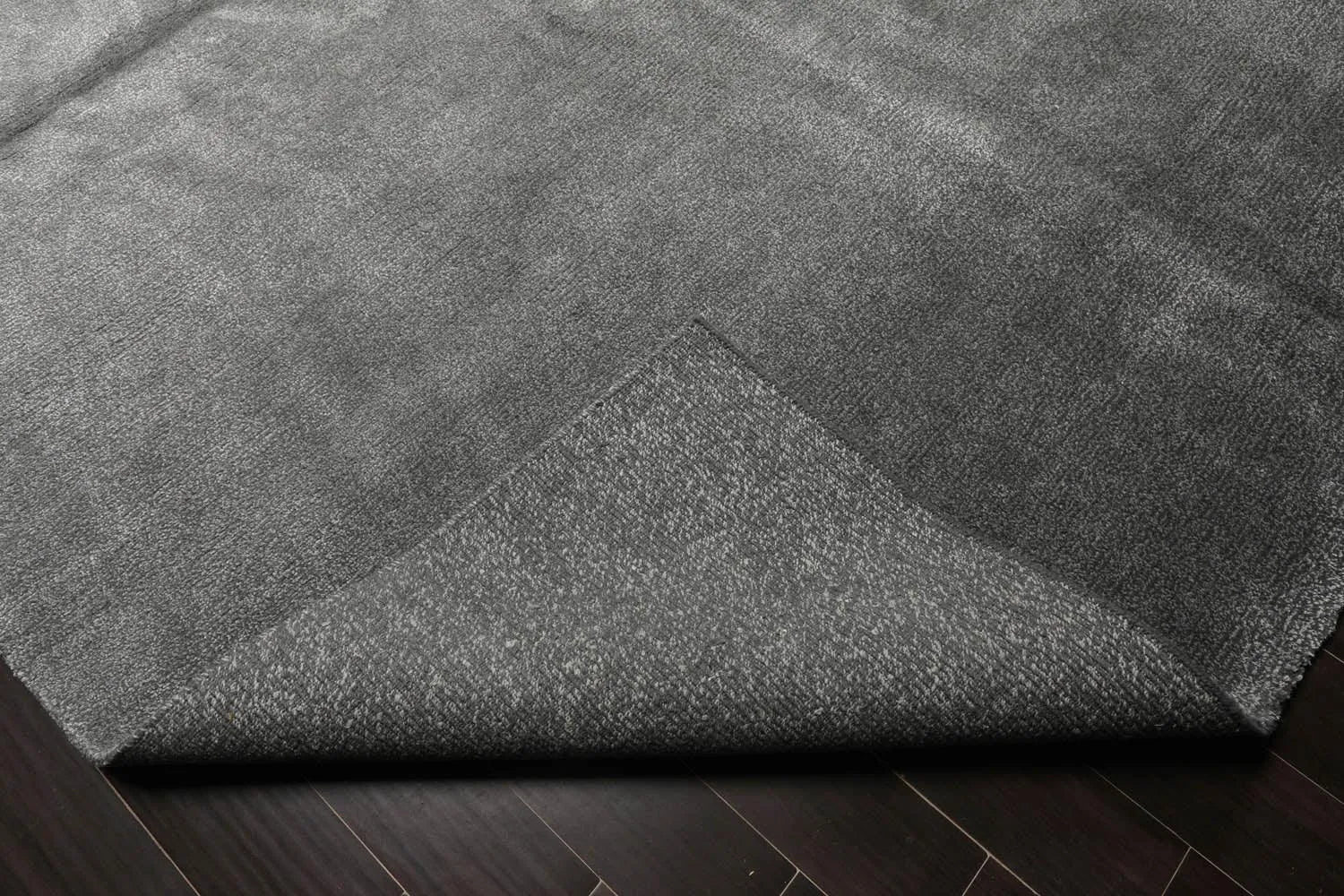 12'2''x16'2'' Gray Hand Knotted Tibetan Wool and Silk Modern & Contemporary Oriental Area Rug-4