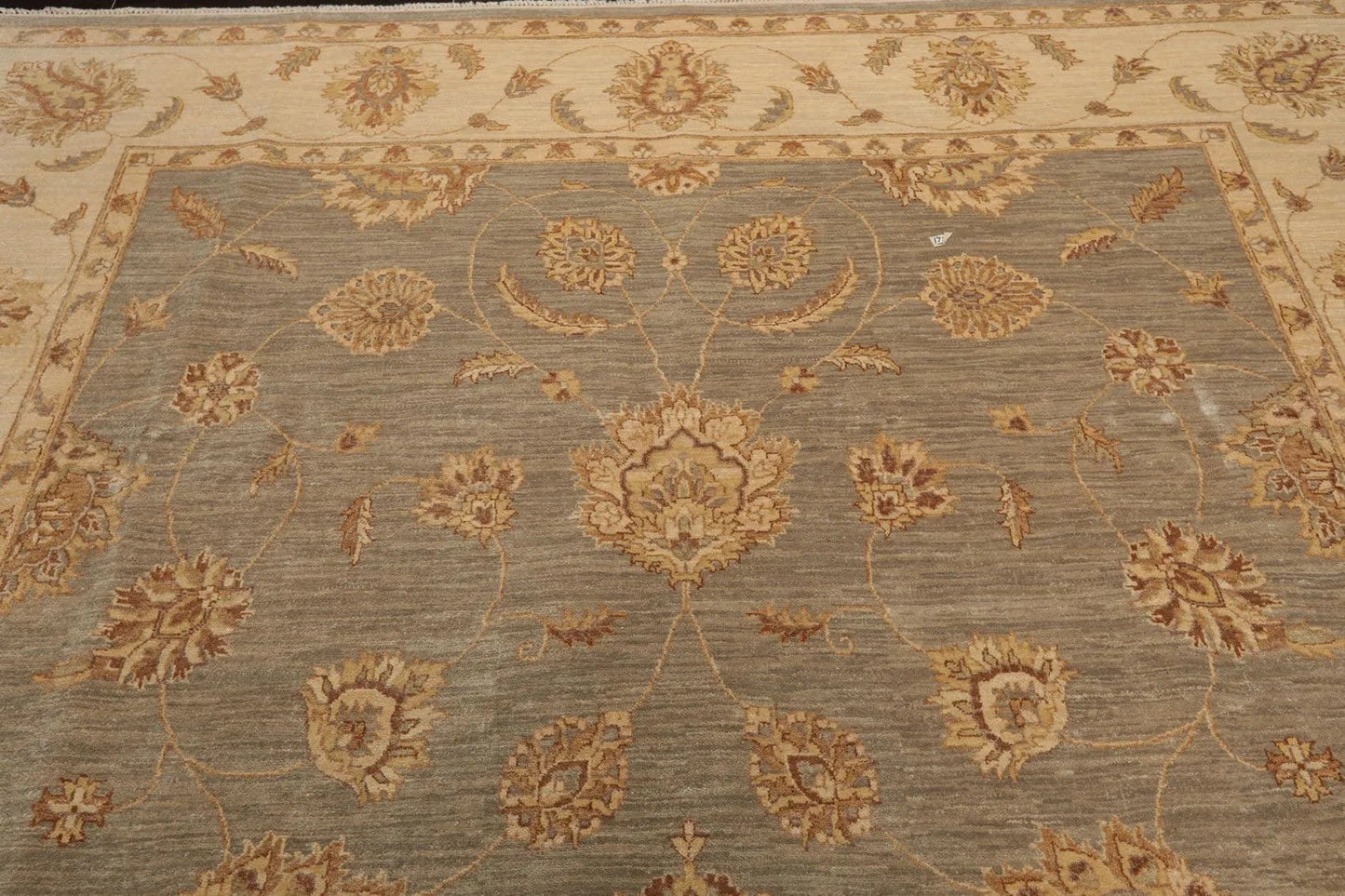 8' x 10' Hand Knotted 100% Wool Peshawar Traditional Oriental Area Rug Gray-4