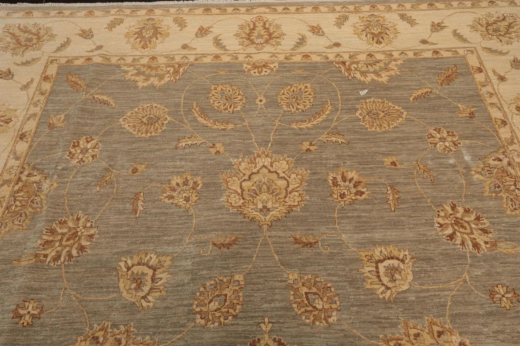 8' x 10' Hand Knotted 100% Wool Peshawar Traditional Oriental Area Rug Gray-4