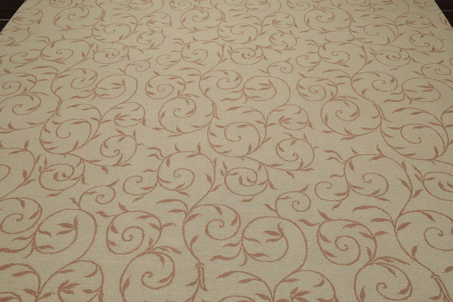 8'10" x 12'3" Hand Knotted Tibetan Wool Botanical 200KPSI Oriental Area Rug Moss-4