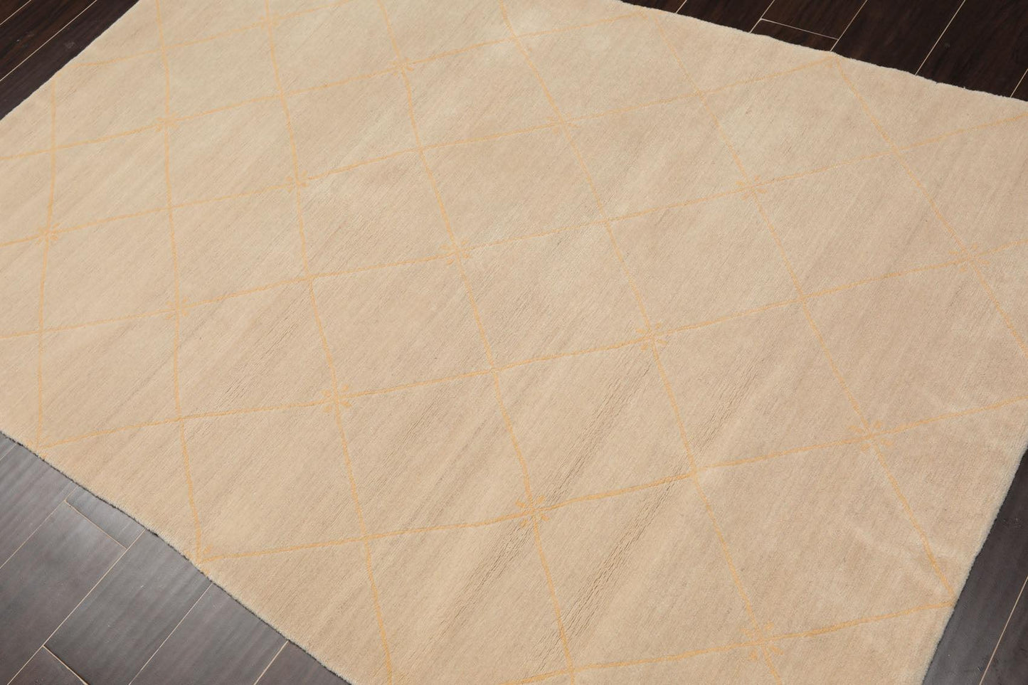 4'x 5'11" Hand Knotted Tibetan Wool Swiss Wash Area Rug-2