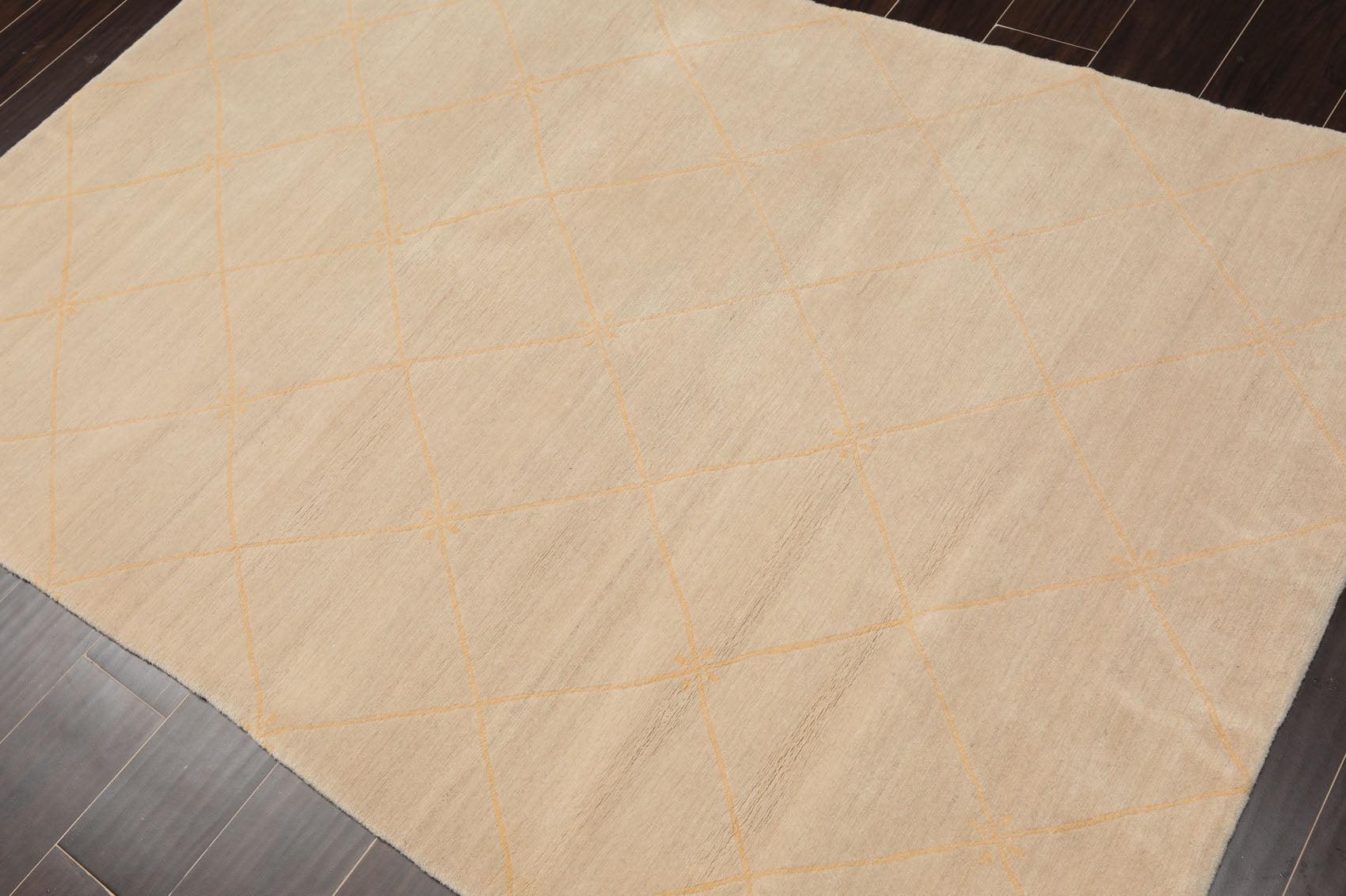 4'x 5'11" Hand Knotted Tibetan Wool Swiss Wash Area Rug-2