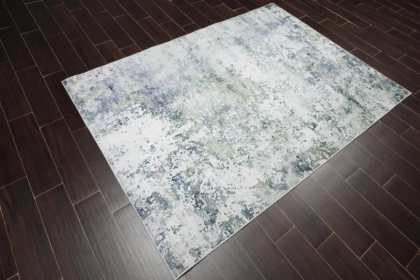 5' x 7' LoomBloom Micro Printed Cotton Herizz Modern Oriental Area Rug Beige-3