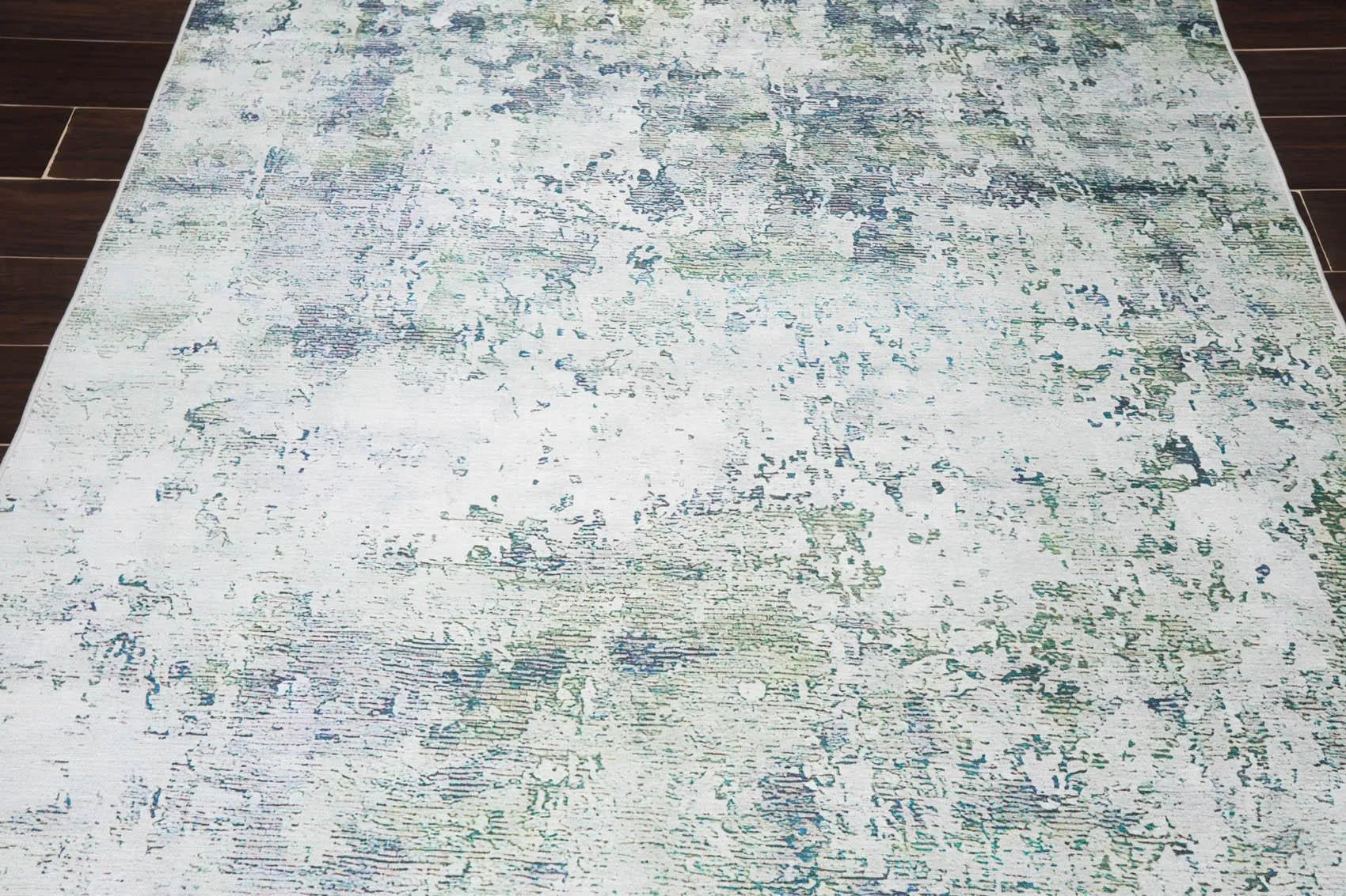 5' x 7' LoomBloom Micro Printed Cotton Herizz Modern Oriental Area Rug Beige-4