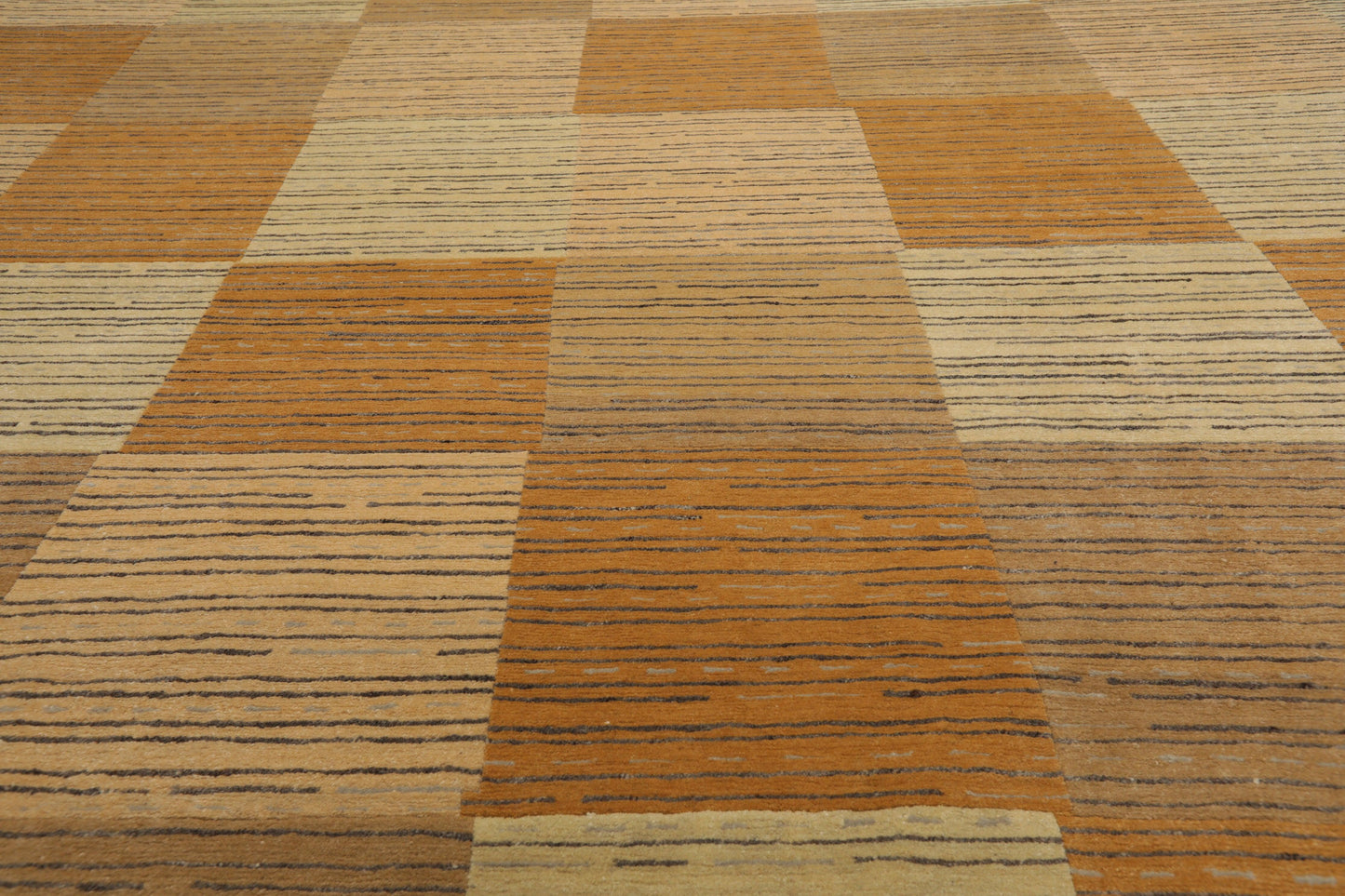 7'11" x 9'8" Hand Knotted Swiss Wash Tibetan Area Rug Beige-4