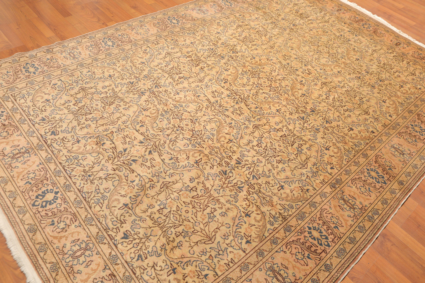 6'8" x 9'8" Hand Knotted Authentic Oushak 100% Wool Oriental Area Rug Beige-3