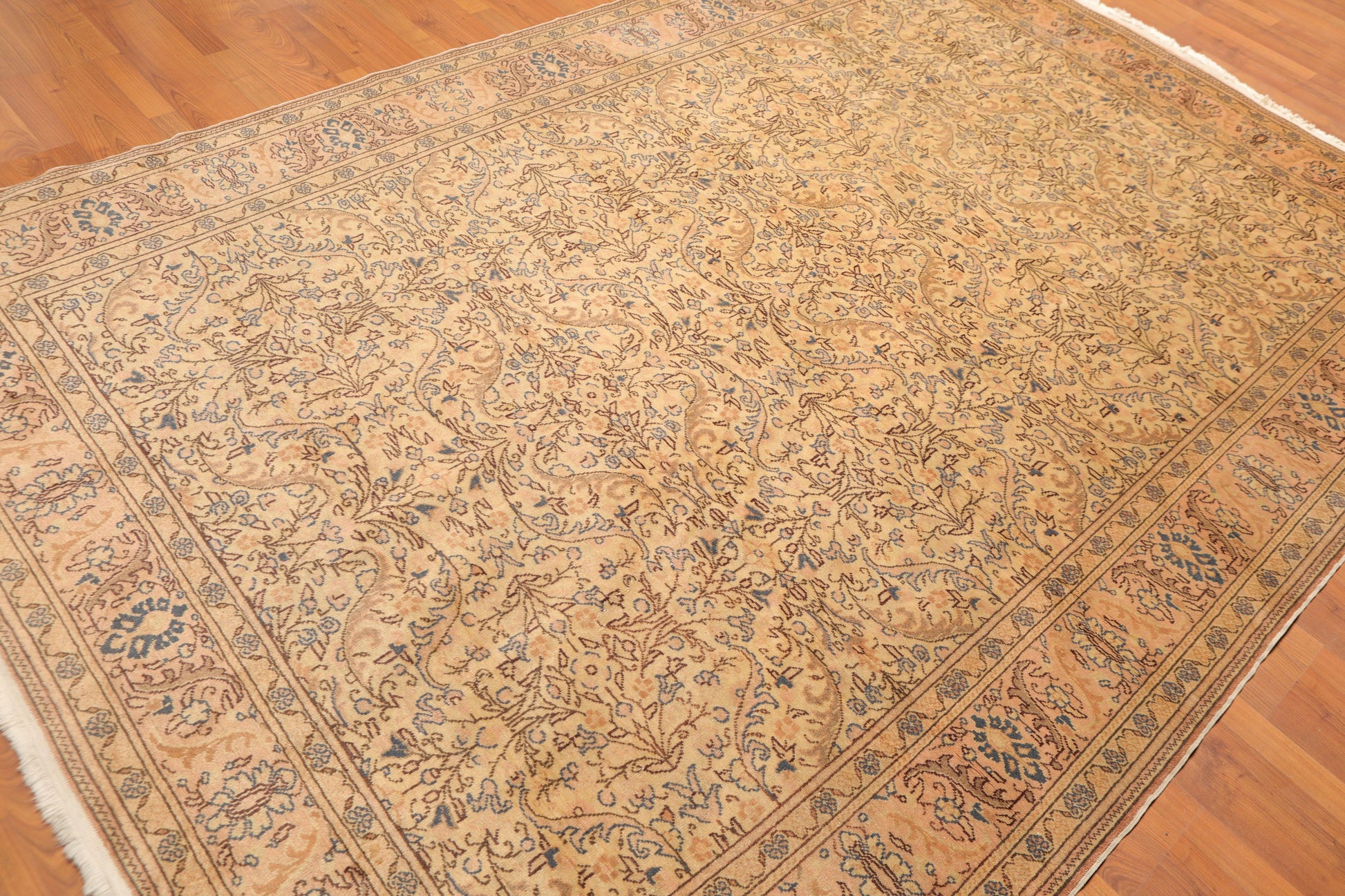 6'8" x 9'8" Hand Knotted Authentic Oushak 100% Wool Oriental Area Rug Beige-3