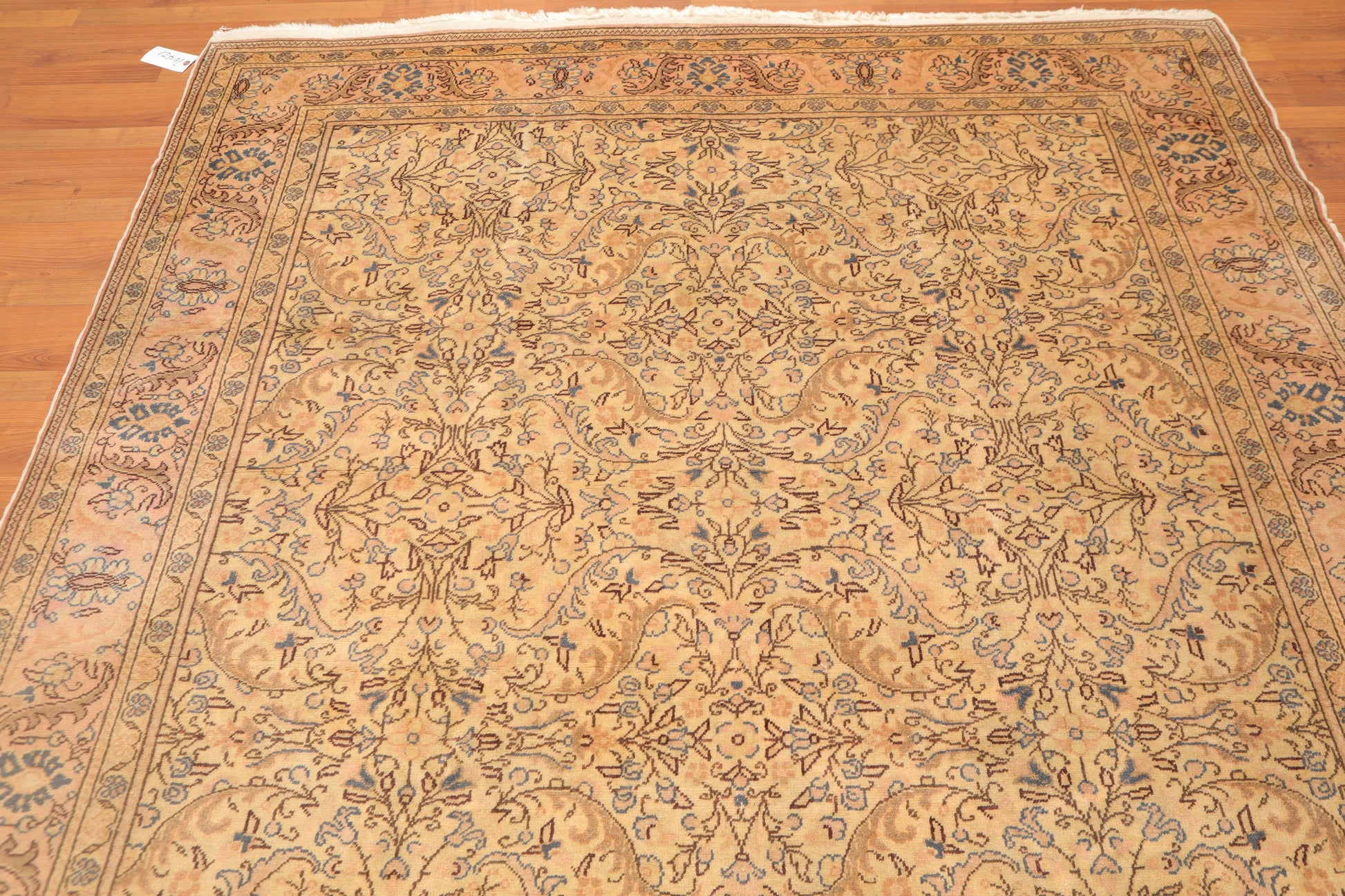 6'8" x 9'8" Hand Knotted Authentic Oushak 100% Wool Oriental Area Rug Beige-4
