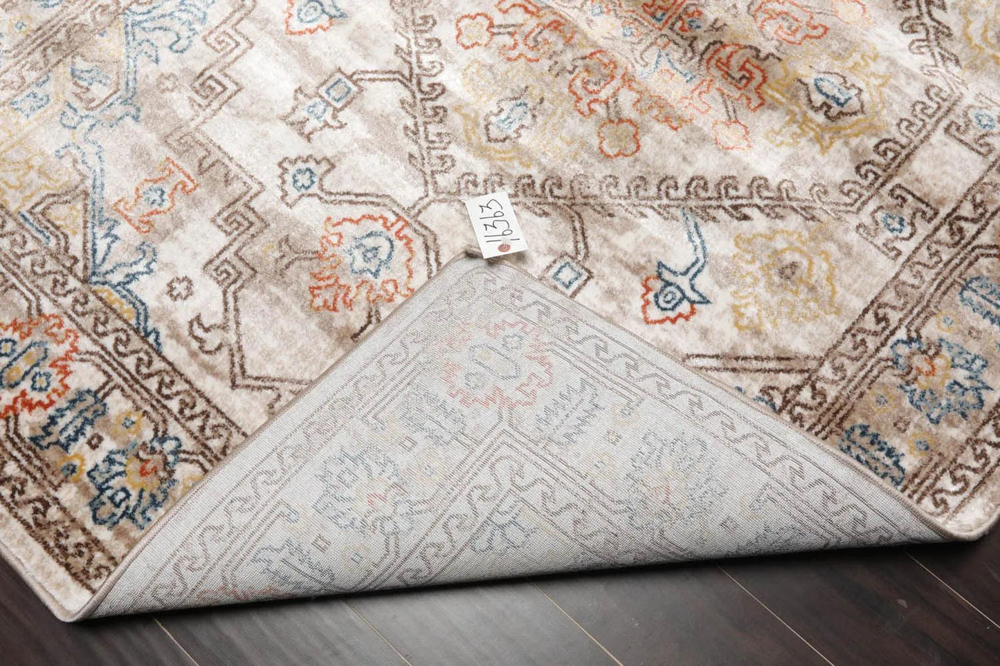 5 x 7 Transitional 100% Polypropylene Oriental Area Rug Beige, Taupe-4