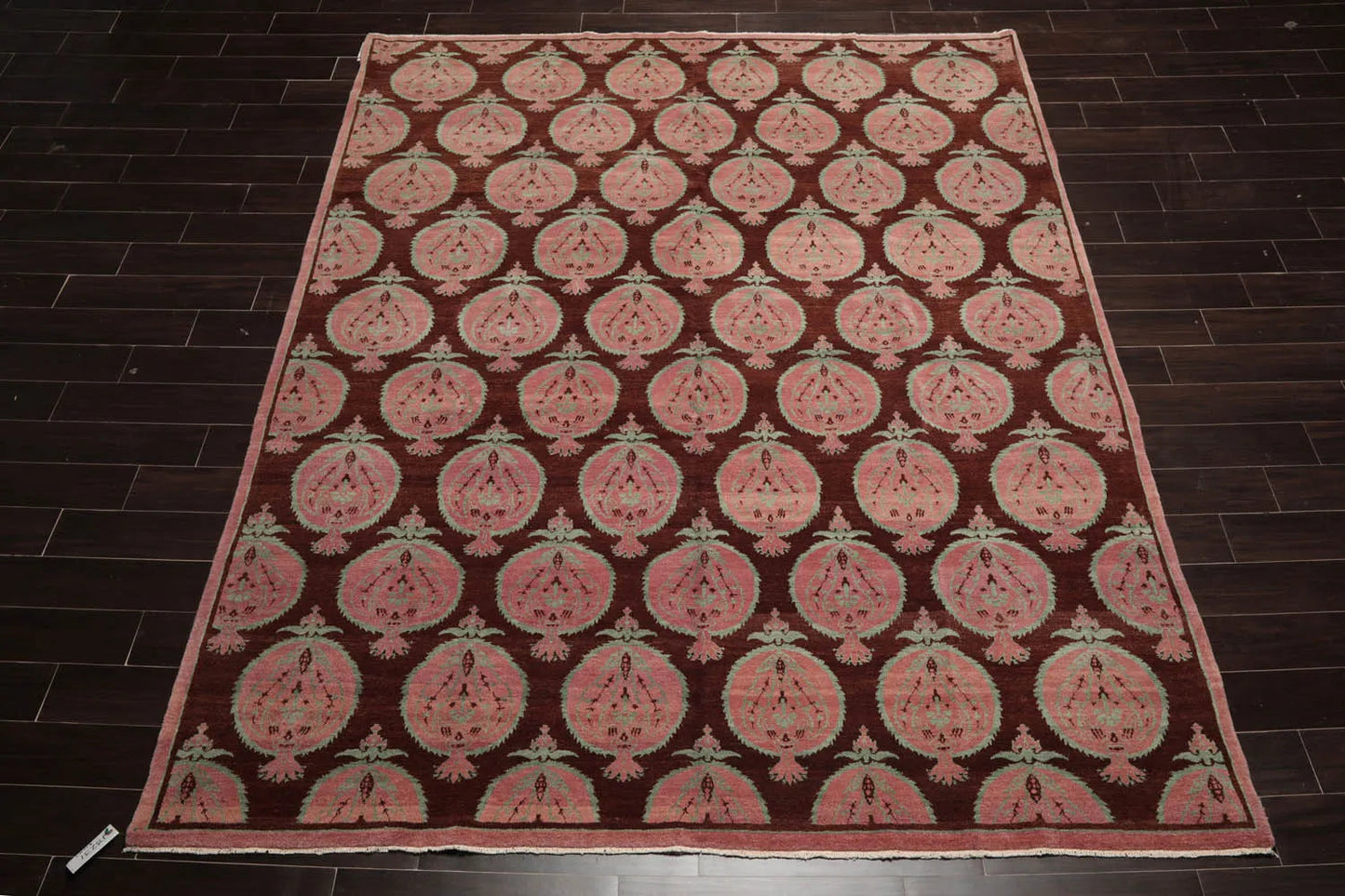 Multi Size Brown Hand Knotted Tibetan 100% Wool Michaelian & Kohlberg Traditional Oriental Area Rug-2