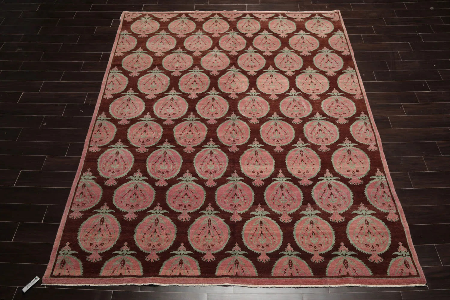 Multi Size Brown Hand Knotted Tibetan 100% Wool Michaelian & Kohlberg Traditional Oriental Area Rug-2