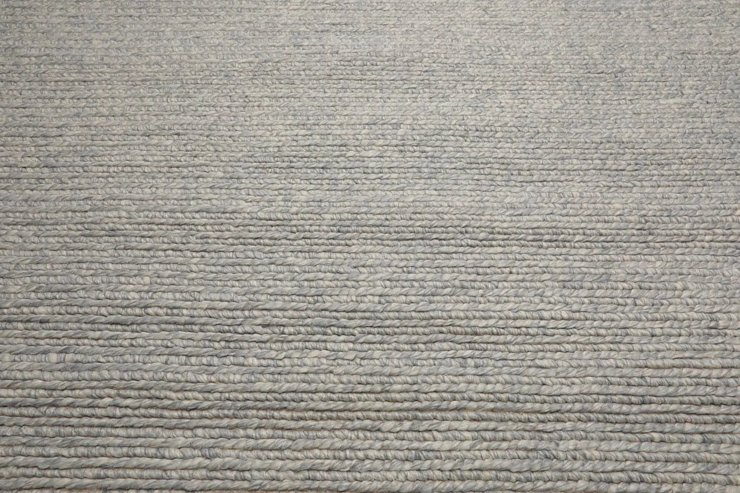 10’ x 14’ Modern Berber Textured Thick Pile Area Rug Ash Gray Hand Woven Wool-4