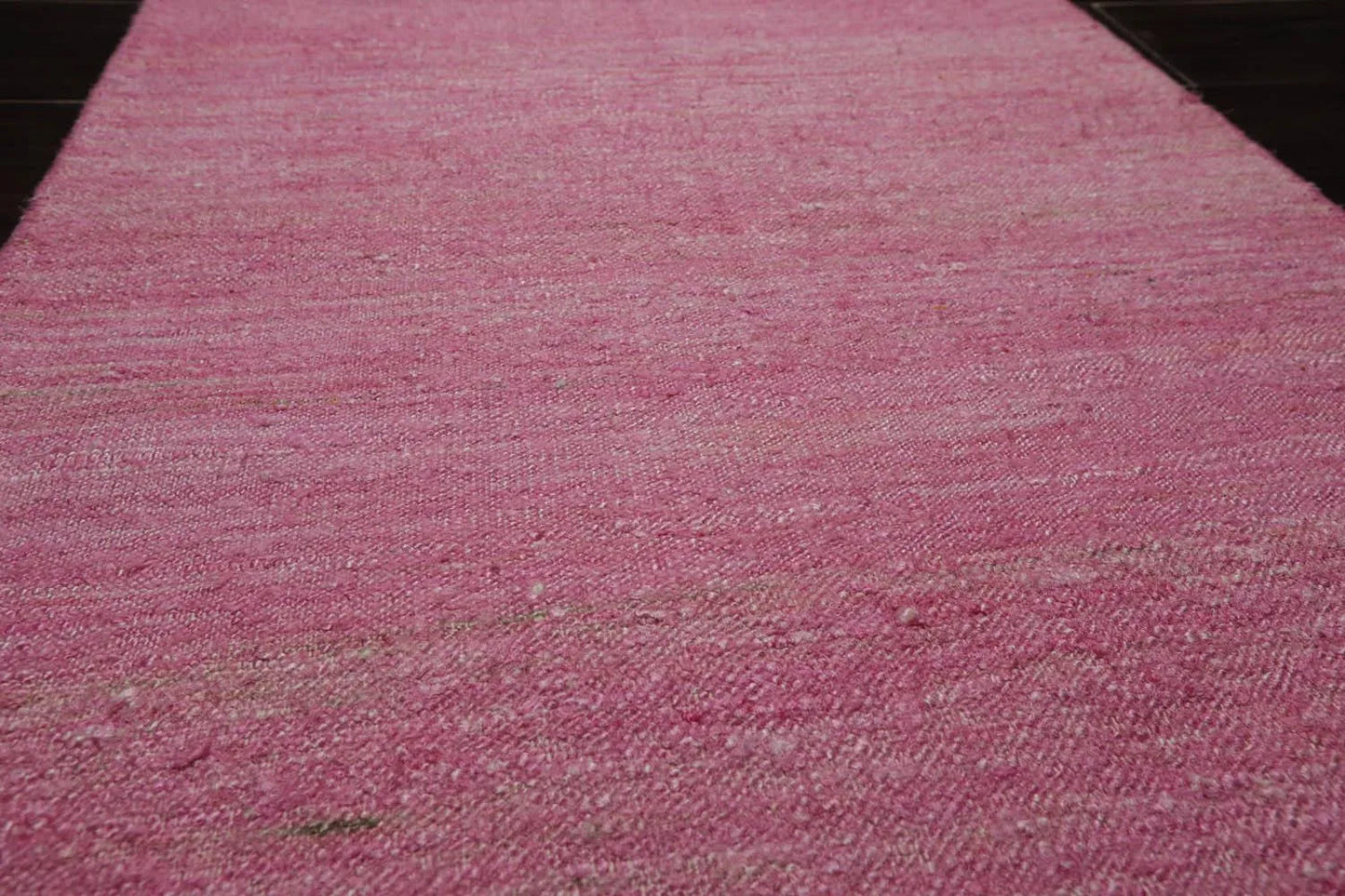 2' x 3' Hand Woven 100% Silk Modern Flatweave Kilim Oriental Area Rug Pink-3