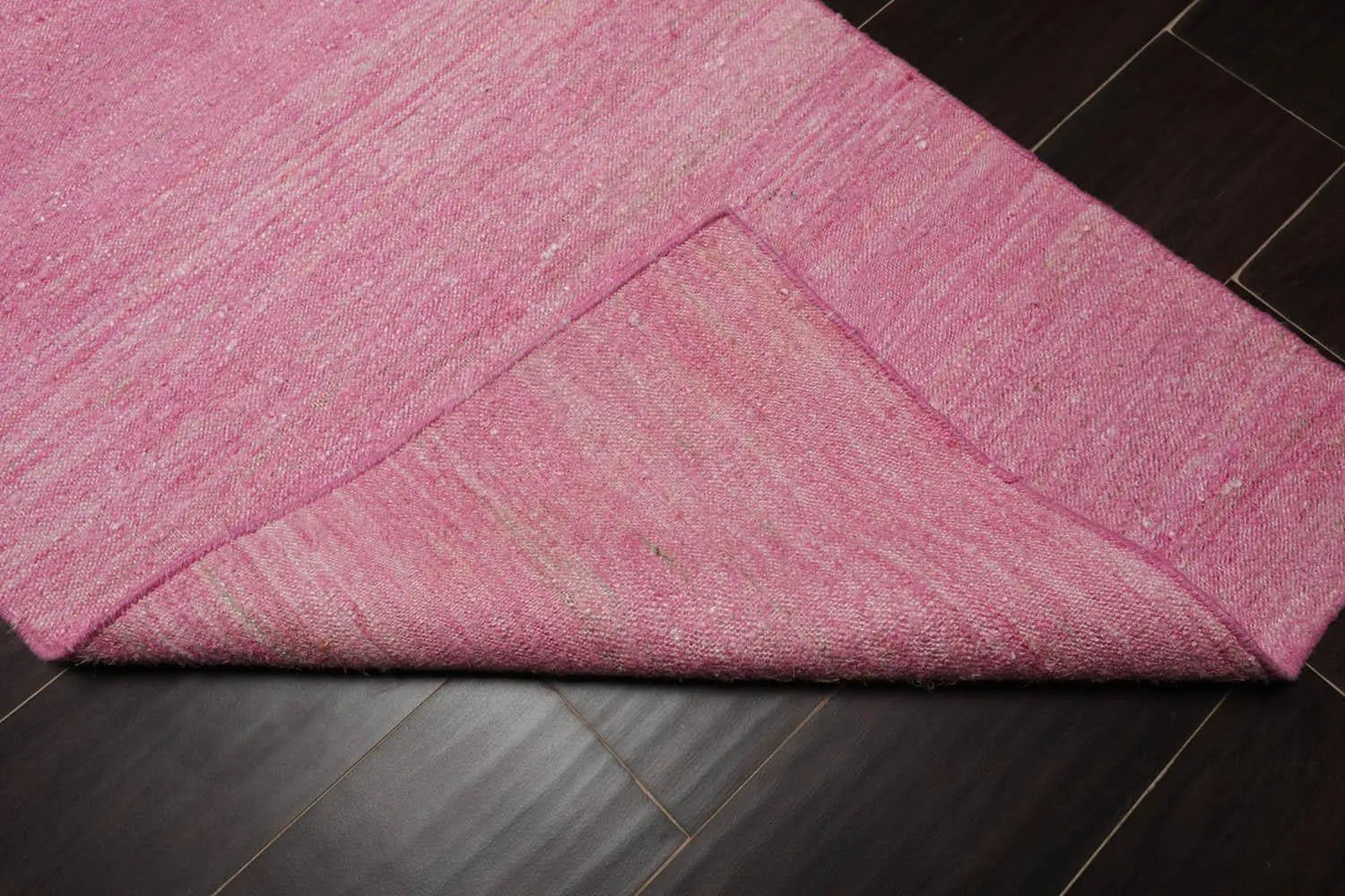 2' x 3' Hand Woven 100% Silk Modern Flatweave Kilim Oriental Area Rug Pink-4