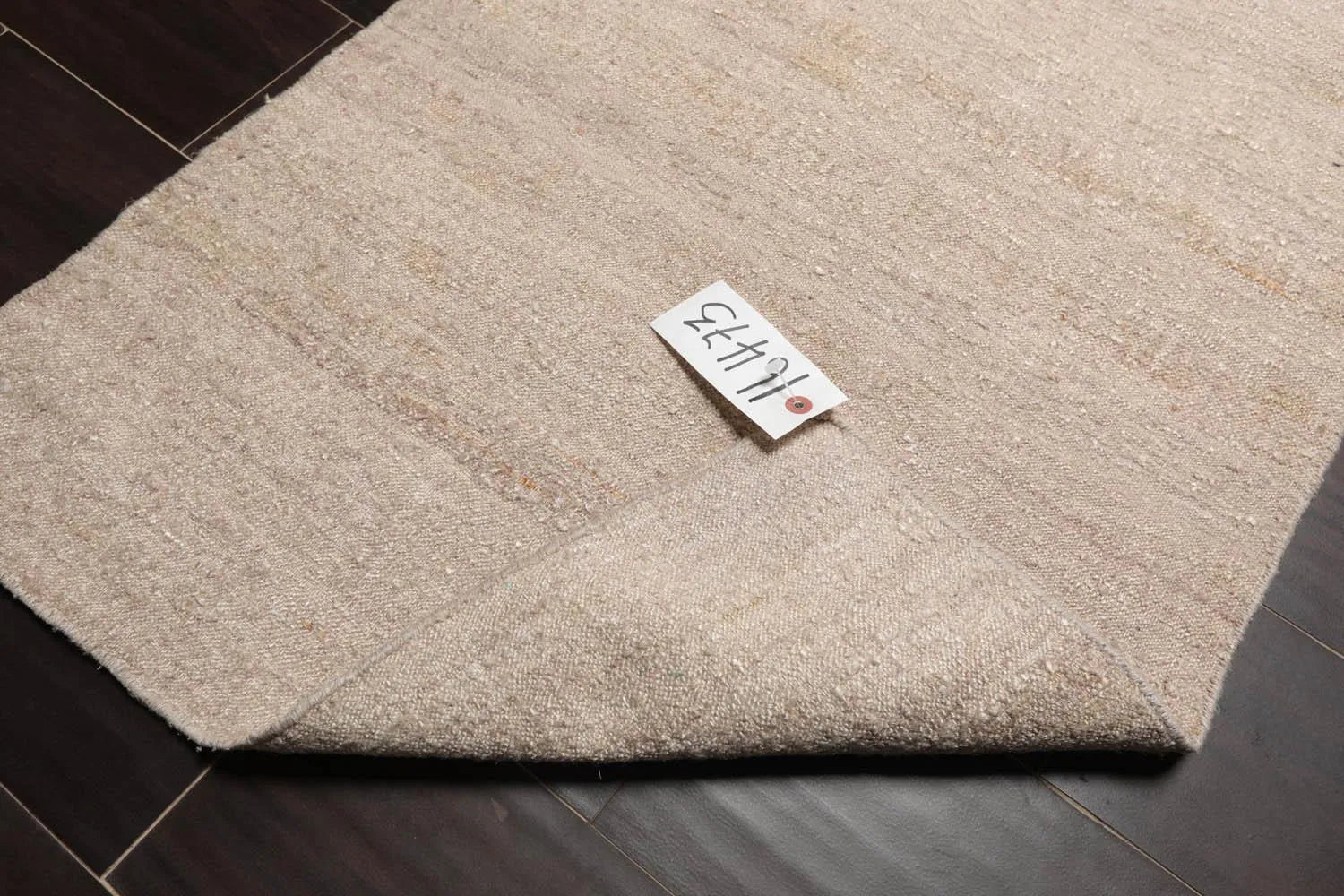 2' x 3' Hand Woven 100% Silk Modern Flatweave Kilim Oriental Area Rug Beige-3