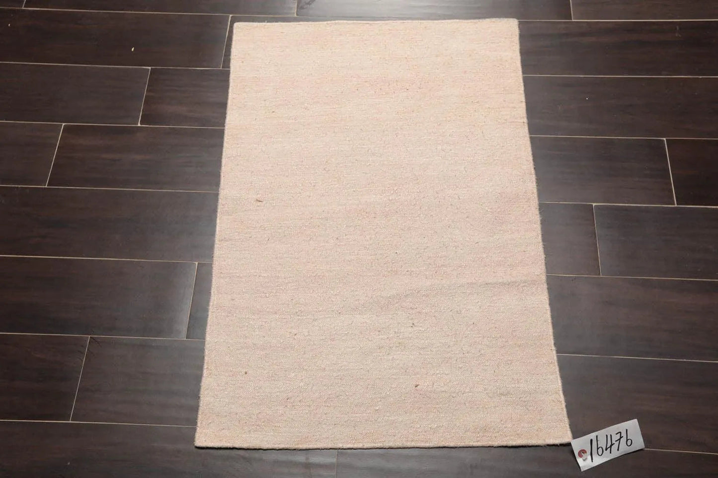 2' x 3' Hand Woven 100% Silk Modern Flatweave Kilim Oriental Area Rug Beige-1