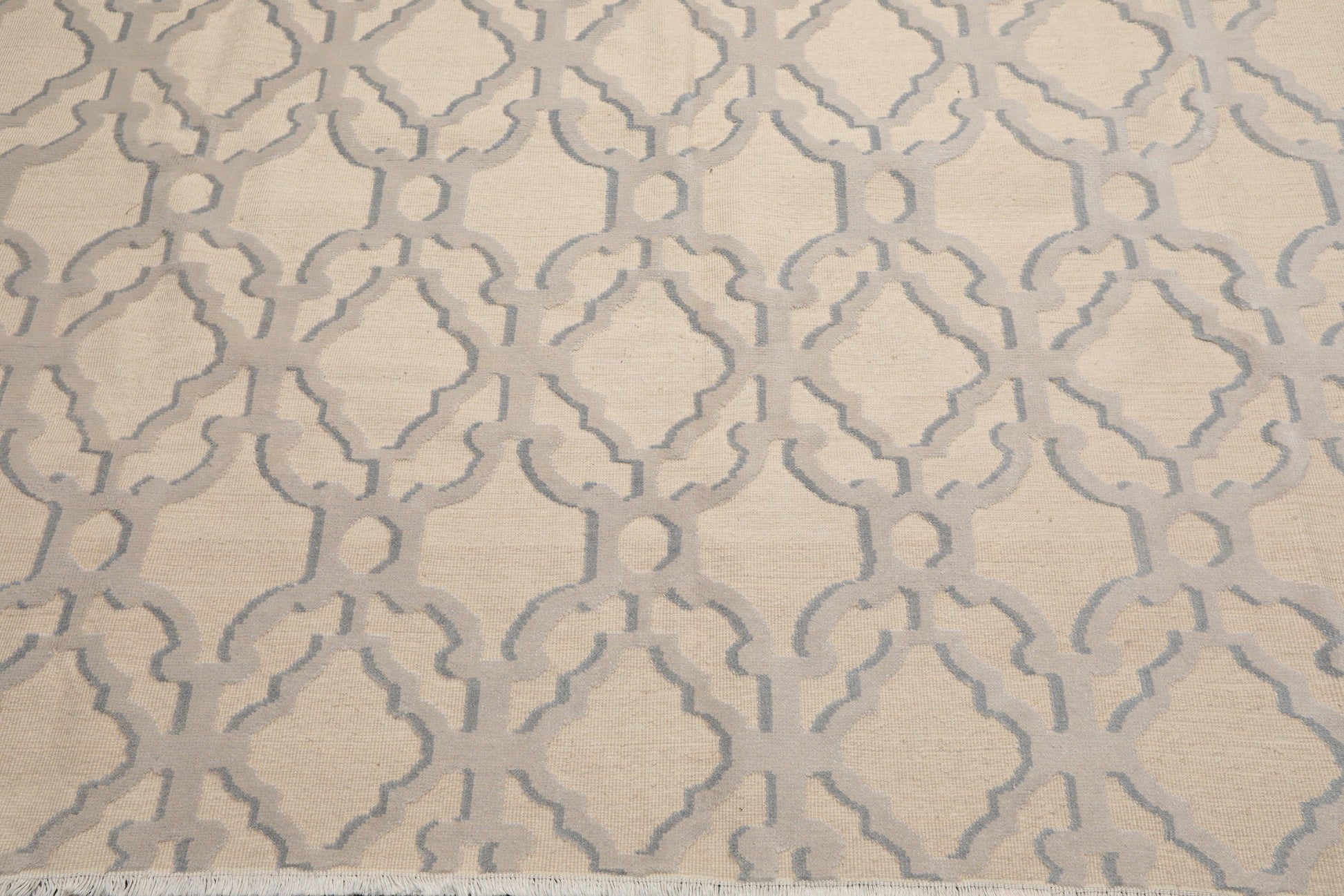 8'11" x 12'8" Hand Knotted Wool Peshawar Oriental Area Rug Gray/Slate Modern-4