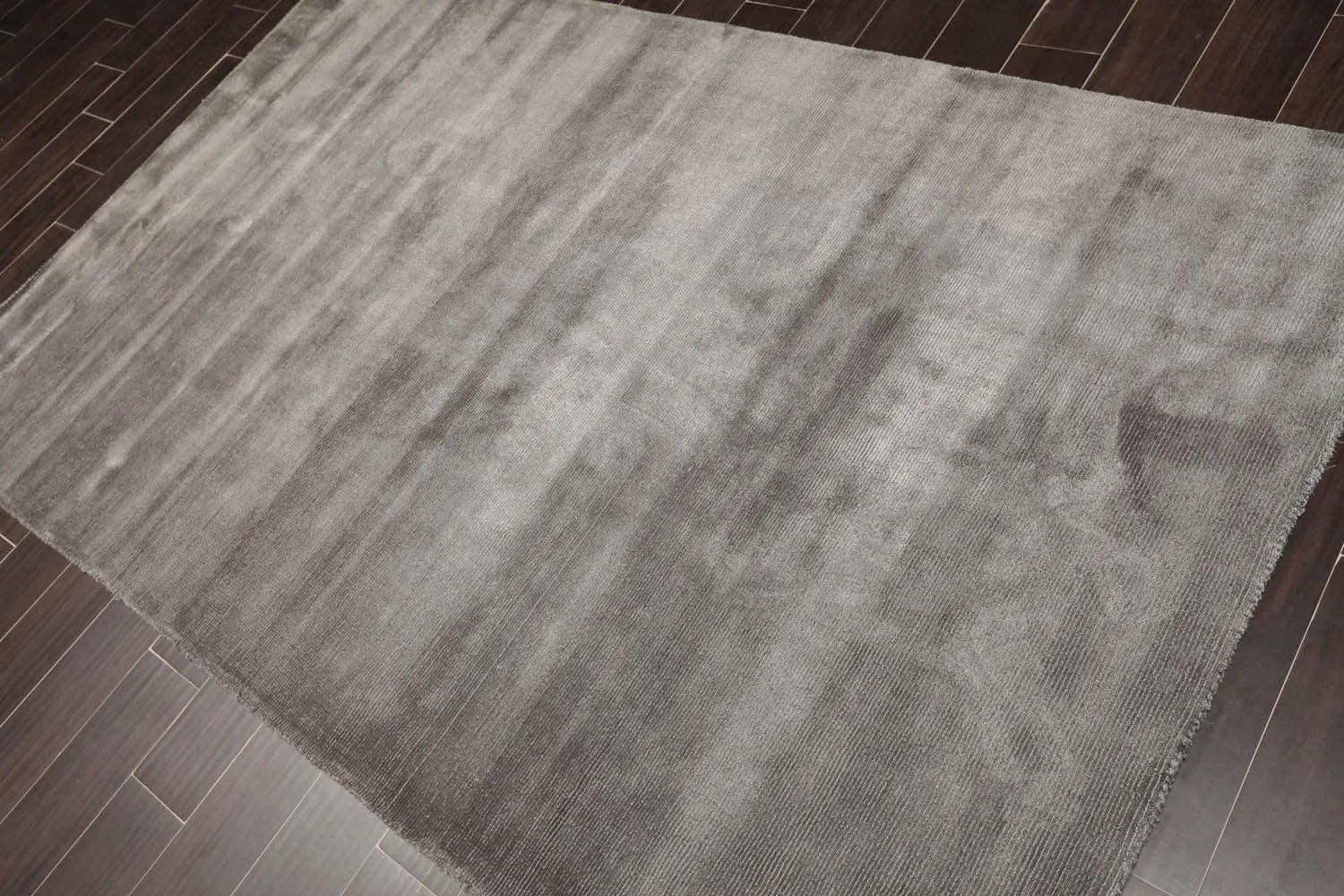 Multi Size Dark Gray Hand Tufted 100% Wool Modern & Contemporary Oriental Area Rug-0