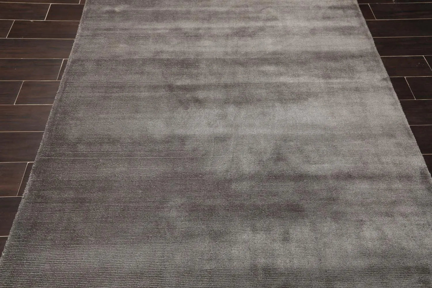 Multi Size Dark Gray Hand Tufted 100% Wool Modern & Contemporary Oriental Area Rug-2